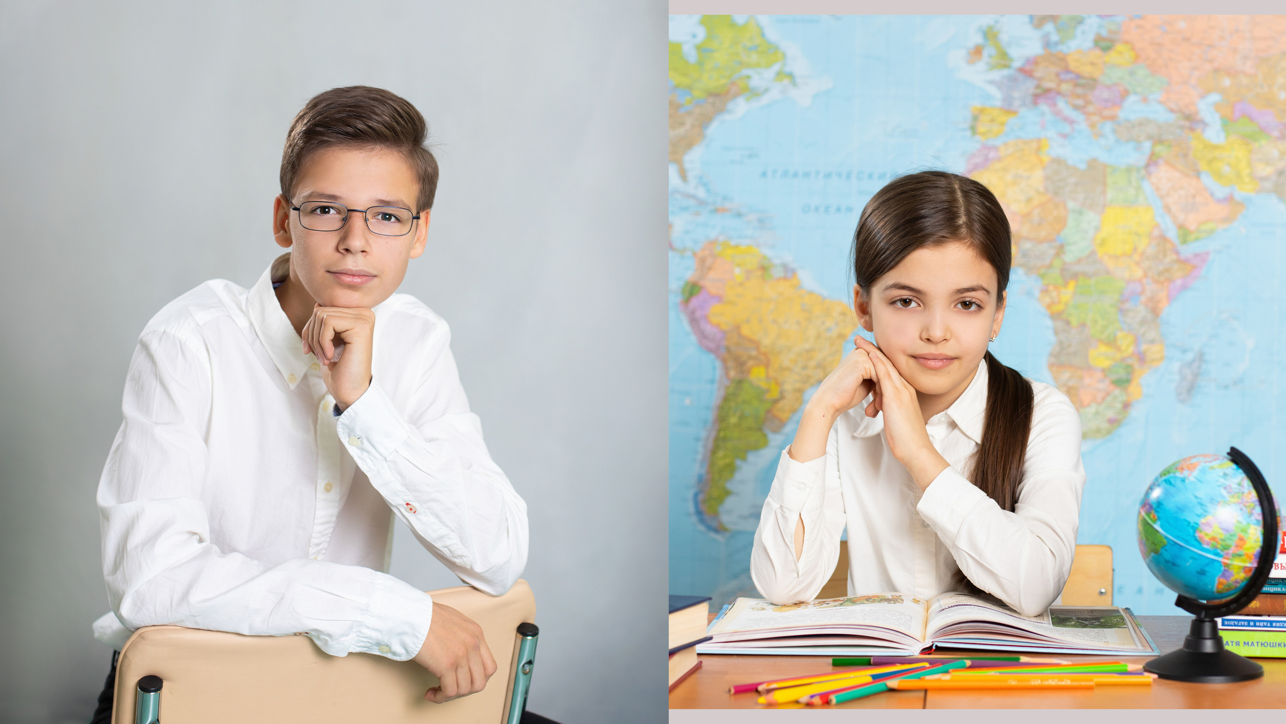 Портретная съемка в школе. ВЫПУСКНЫЕ АЛЬБОМЫ для детского сада и школы Санкт-Петербург и Лен. область