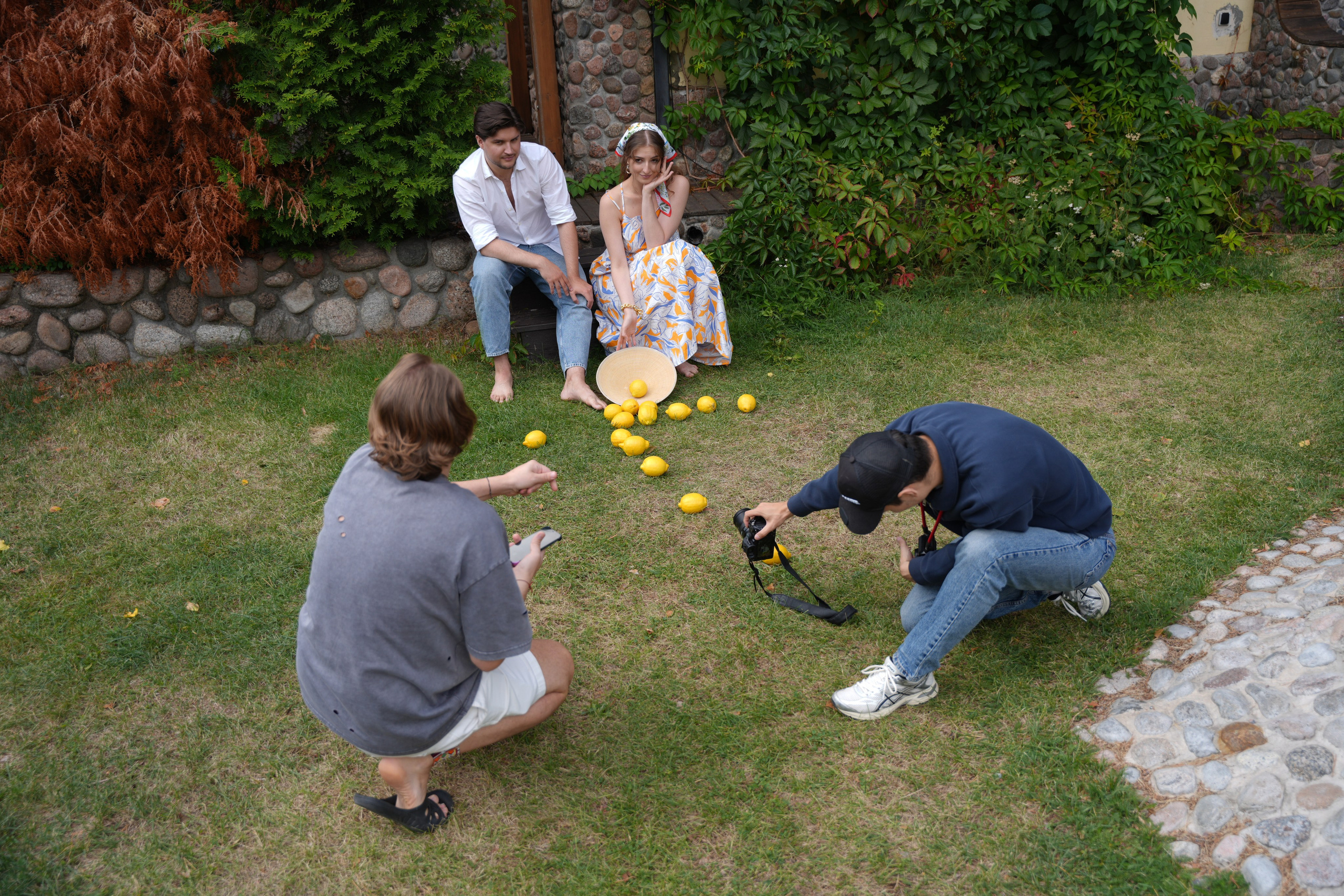 #backstage со съёмок команды в загородном доме. Портретный фотограф в Санкт-Петербурге Дмитриева Наталия