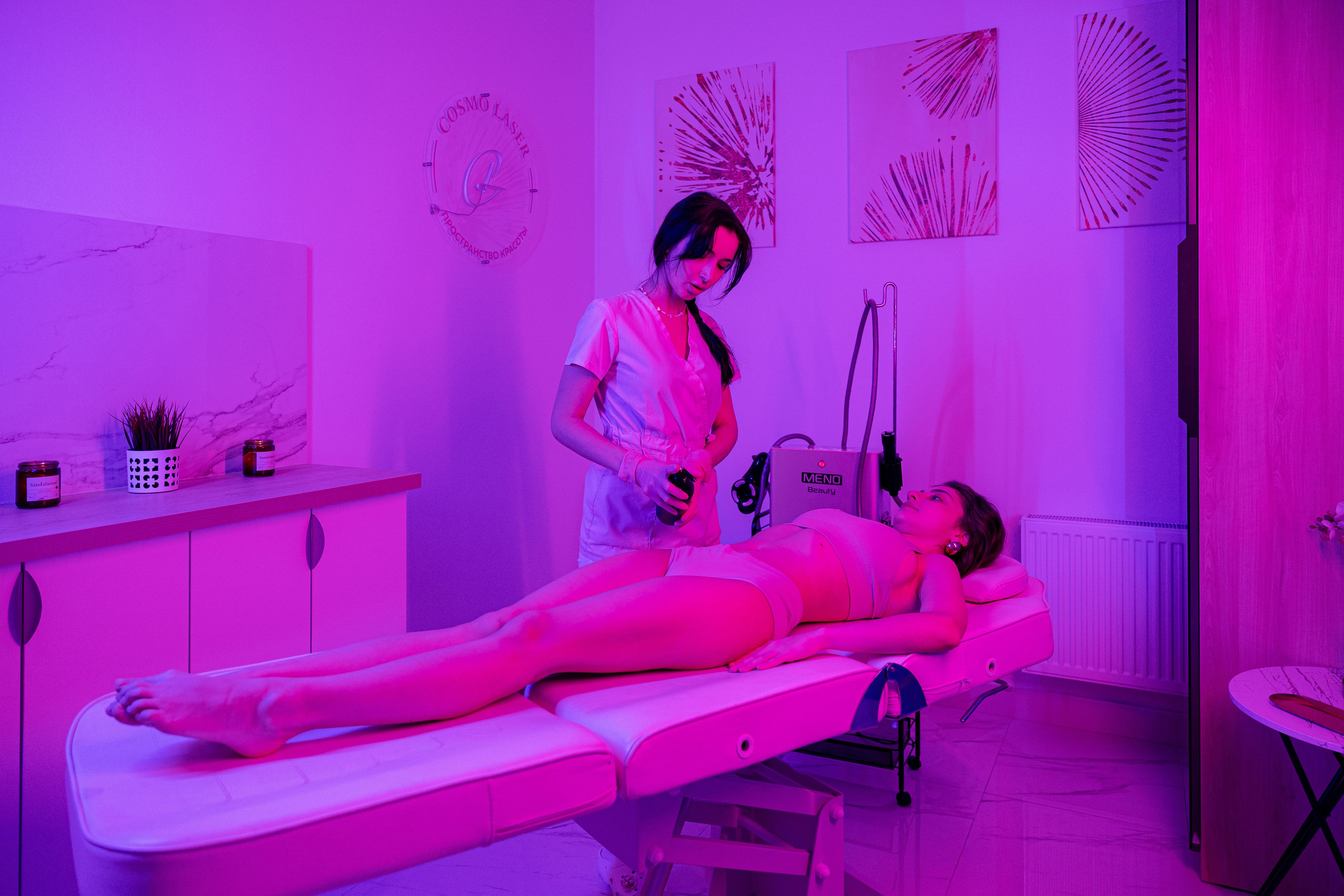 Фотосессия для студии лазерной эпиляции Cosmo Laser в СПб