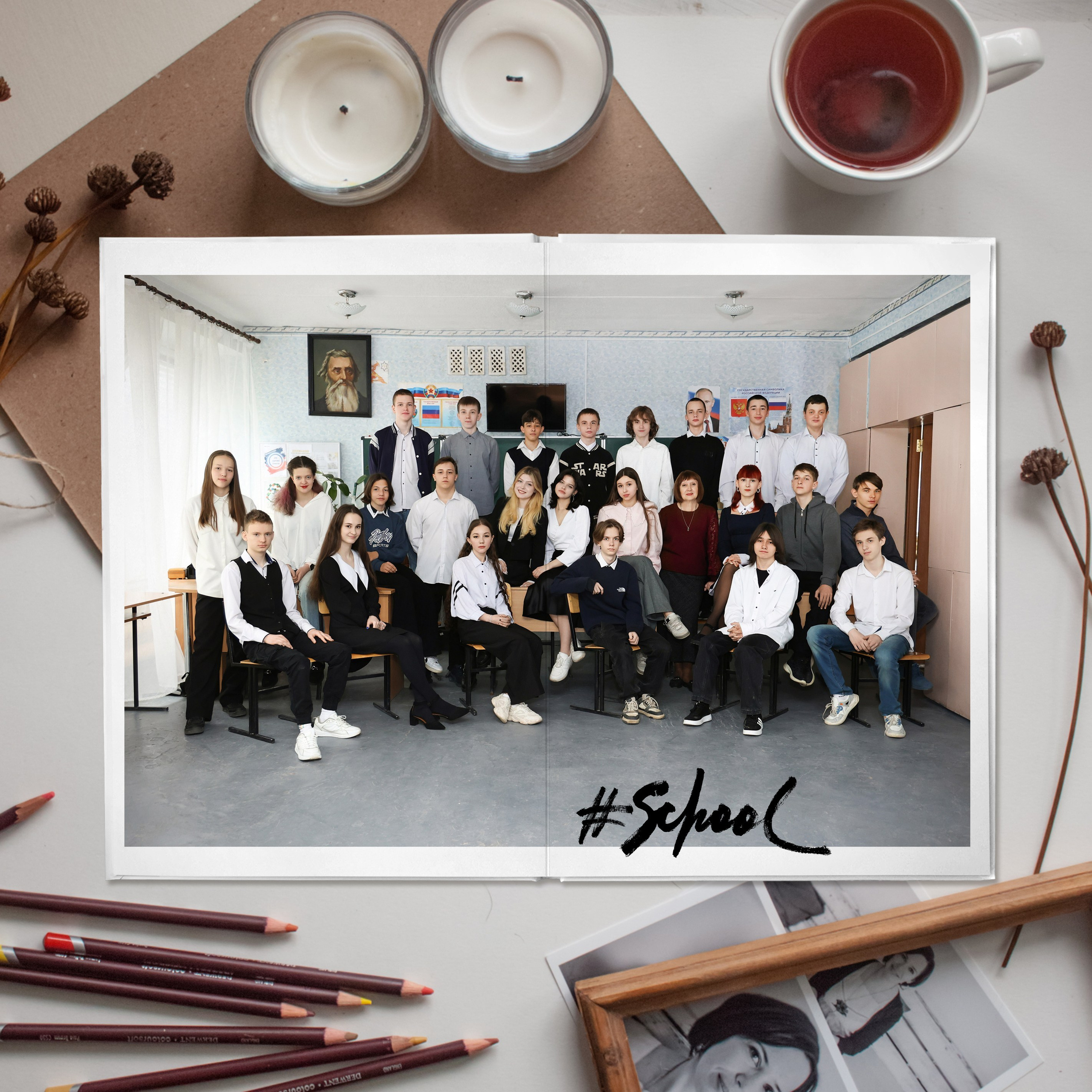 3 разворота выпускной альбом для 9 и 11 класса