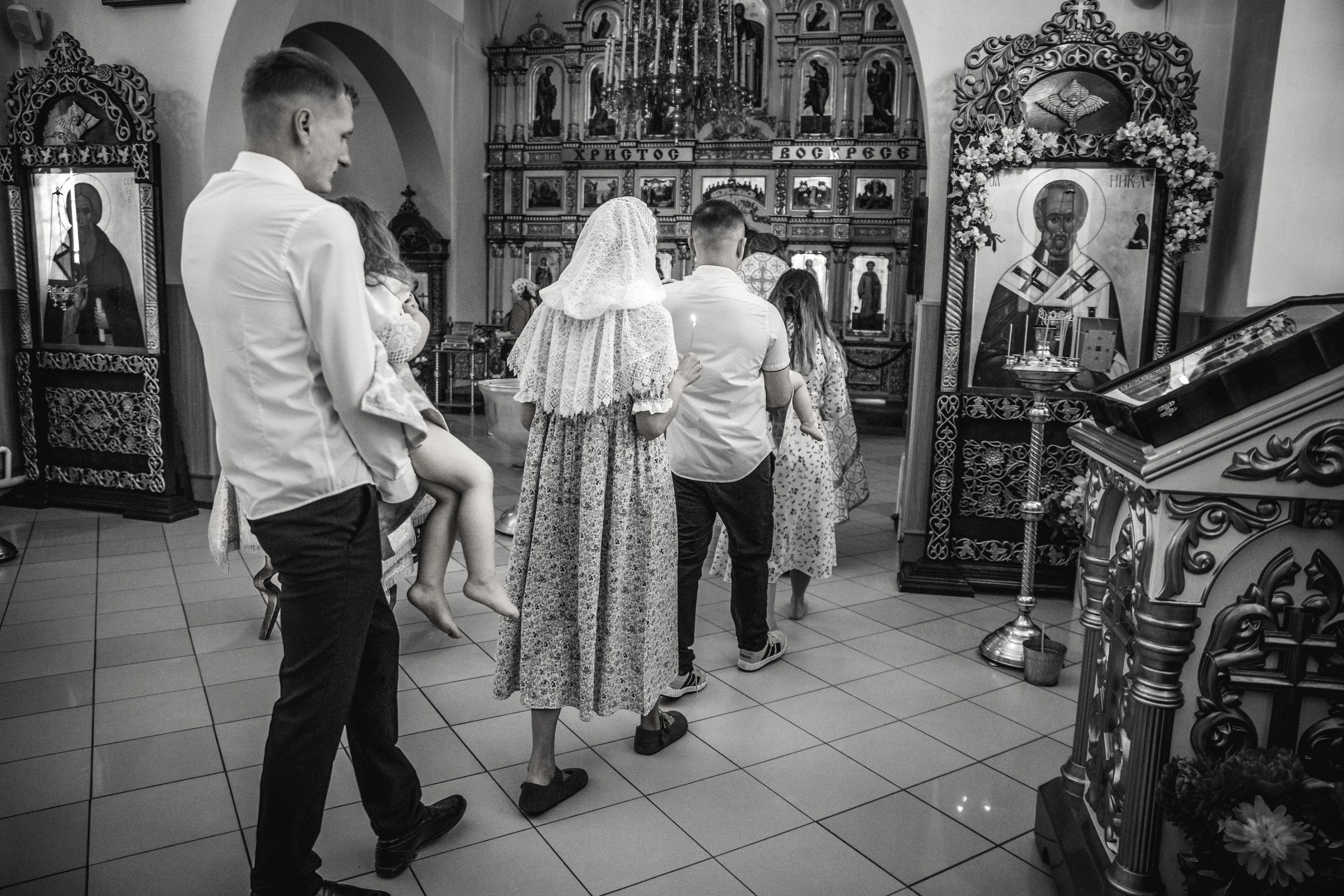 Фотосессия Крещения в Абинском районе
