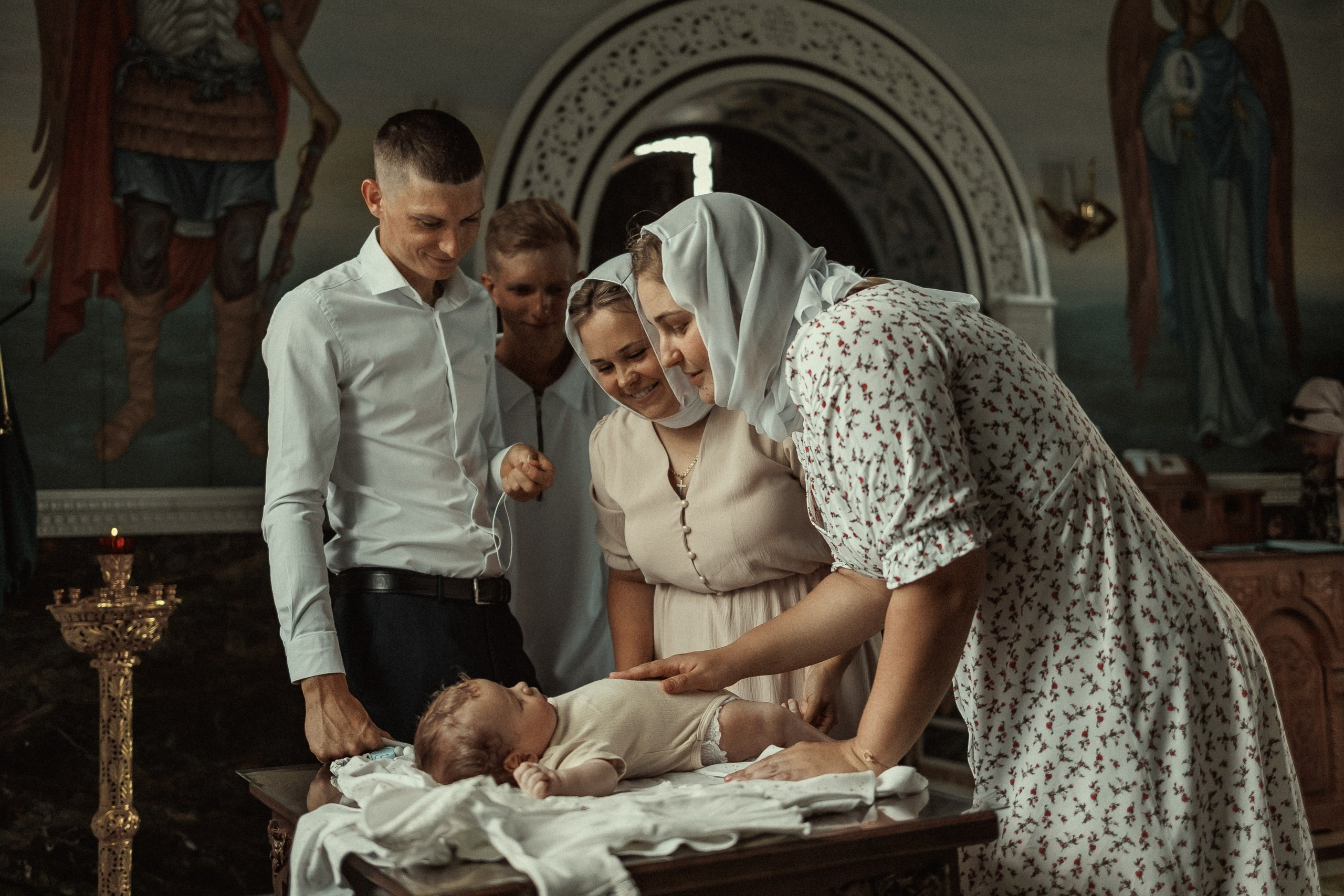 Фотосессия Крещения в Абинском районе