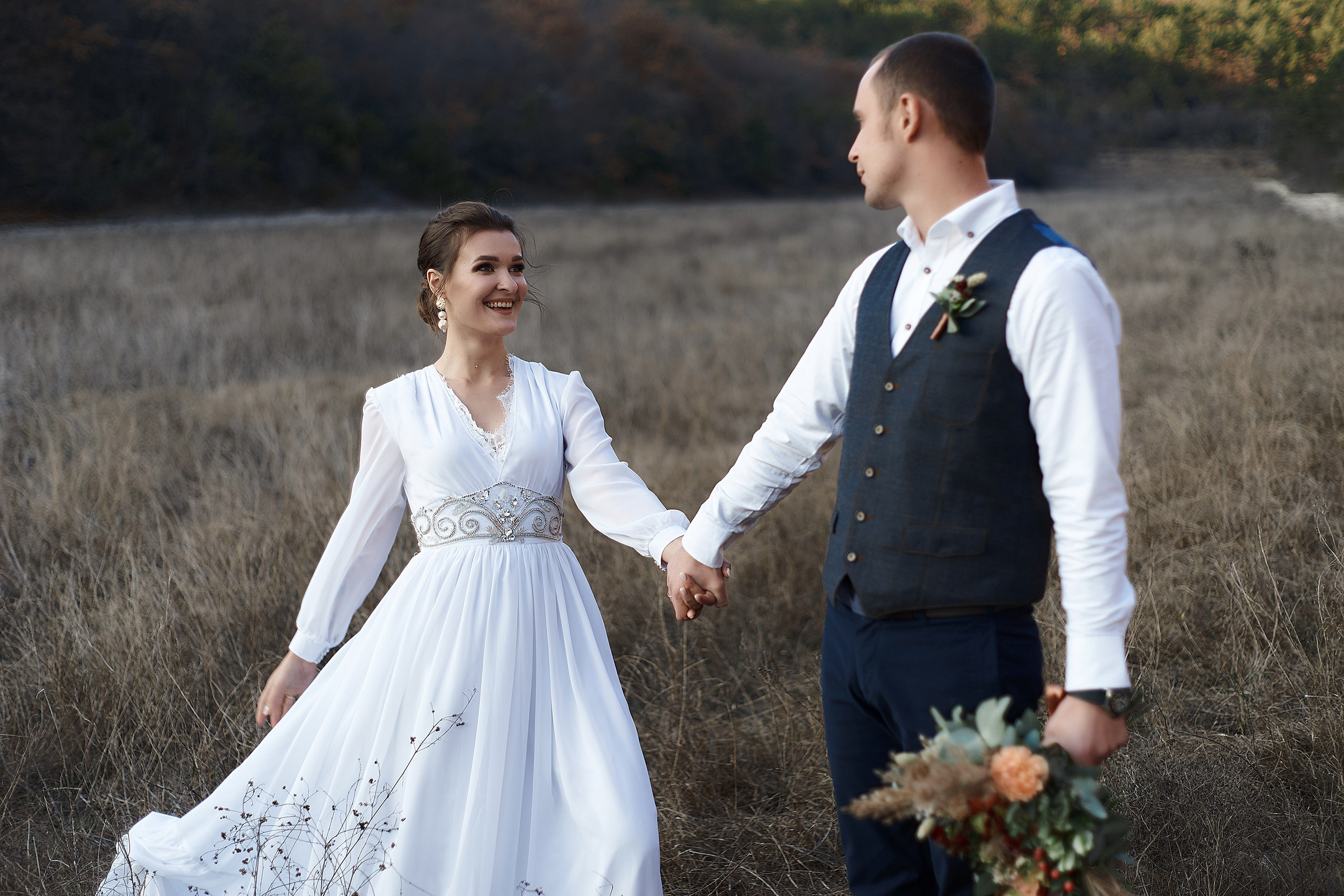 Свадебная фотосъёмка в Крыму и Краснодаре. Фотограф Александр Кудинов, Крым: Легкие съемки, живые эмоции