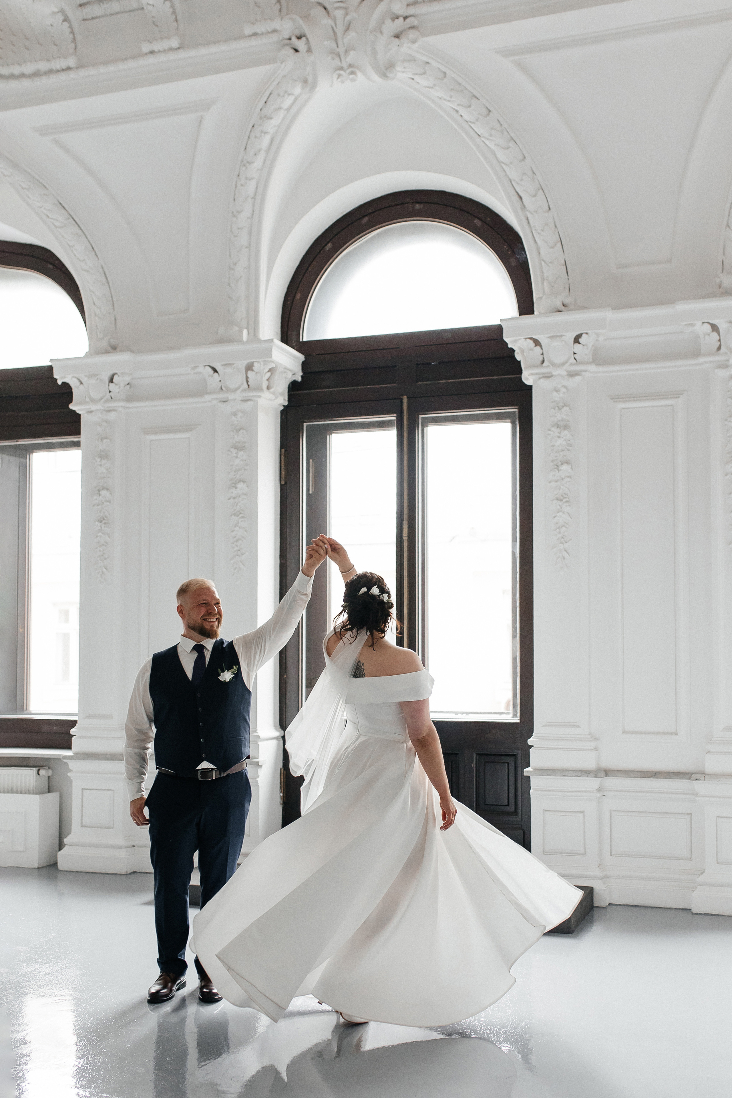 Регистрация брака в Особняке Спиридонова. Свадебный фотограф в Москве Дарья Олендарёва
