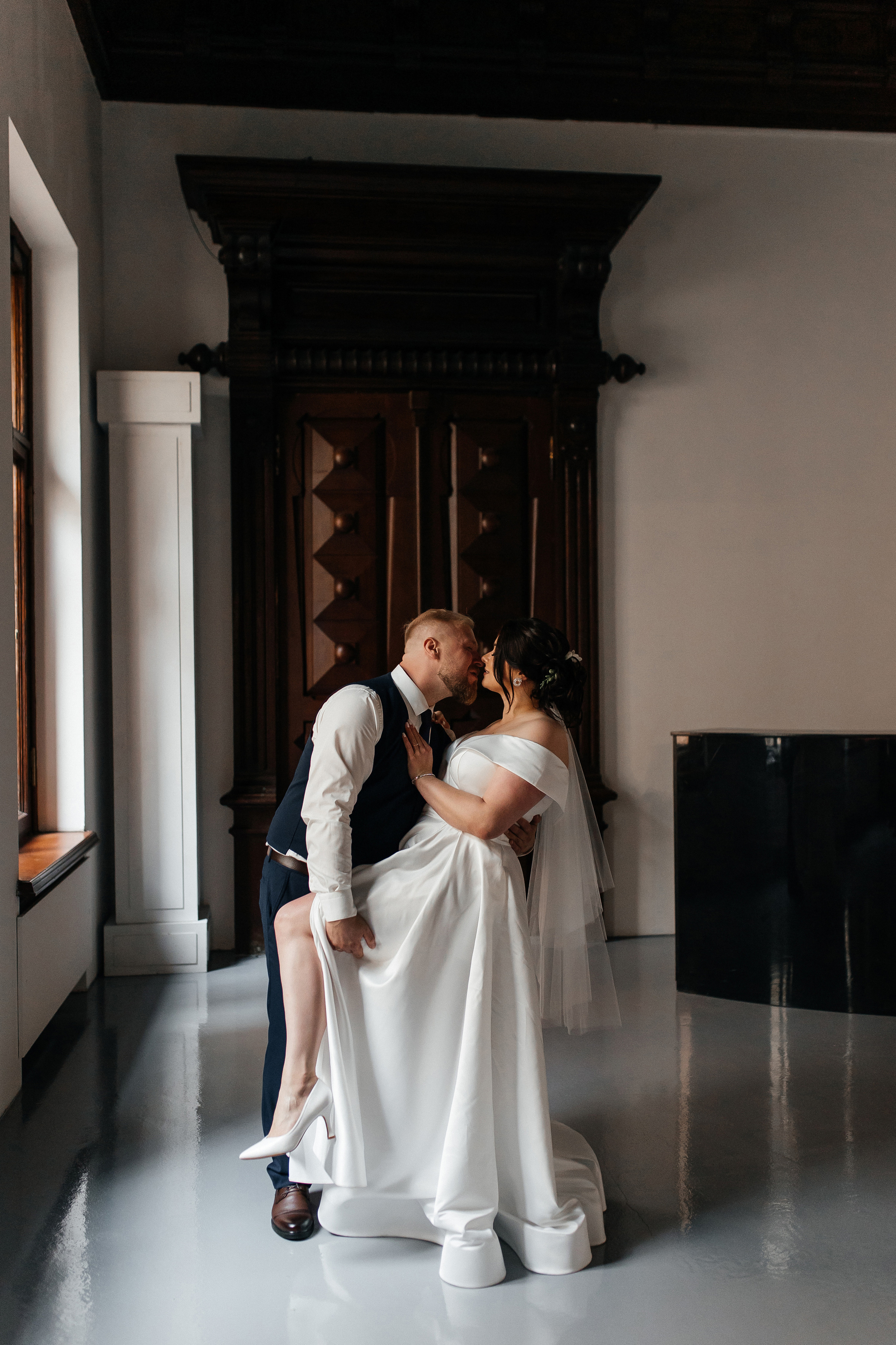 Регистрация брака в Особняке Спиридонова. Свадебный фотограф в Москве Дарья Олендарёва