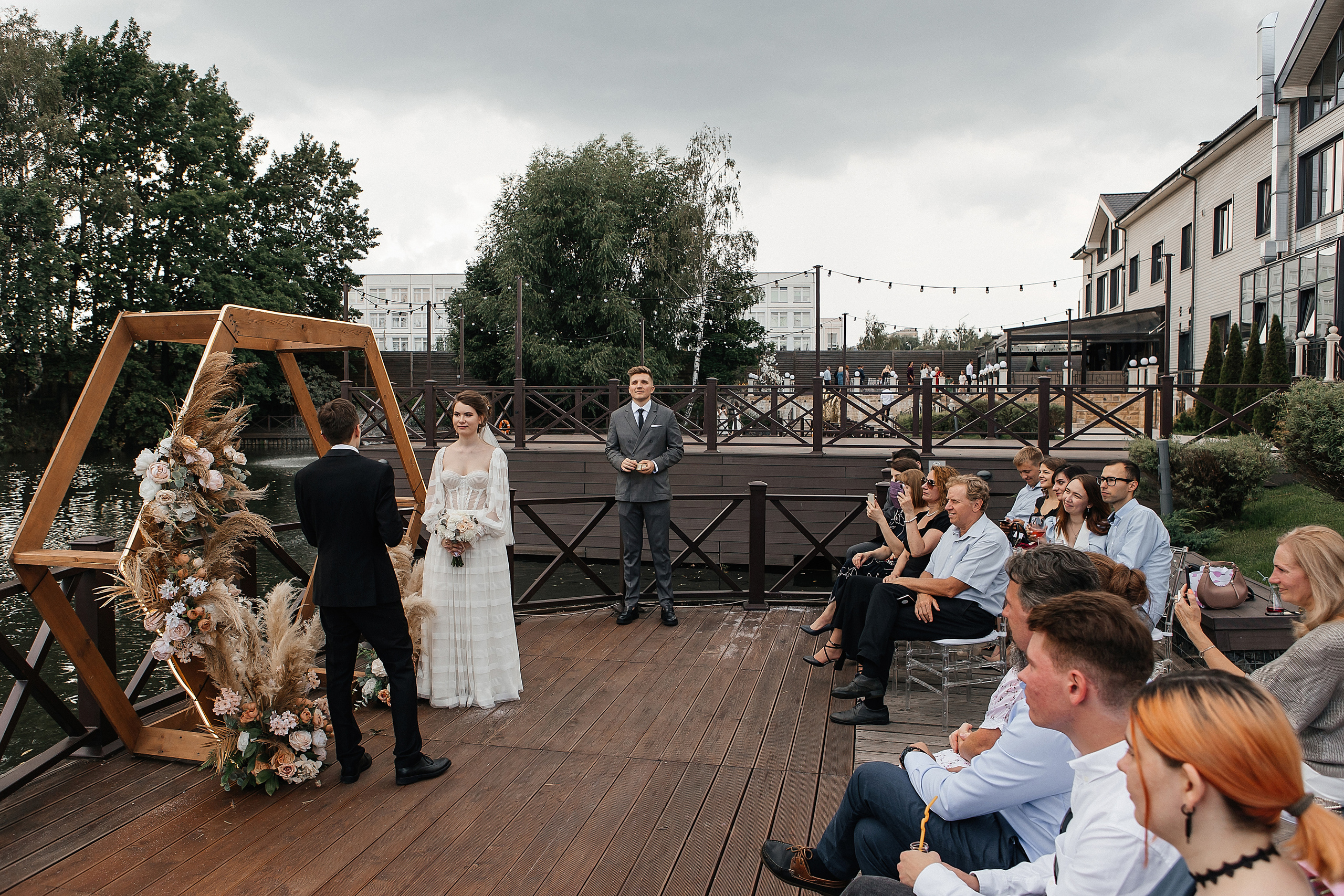 Выездная церемония в Теплица-парк. Свадебный фотограф в Москве Дарья Олендарёва