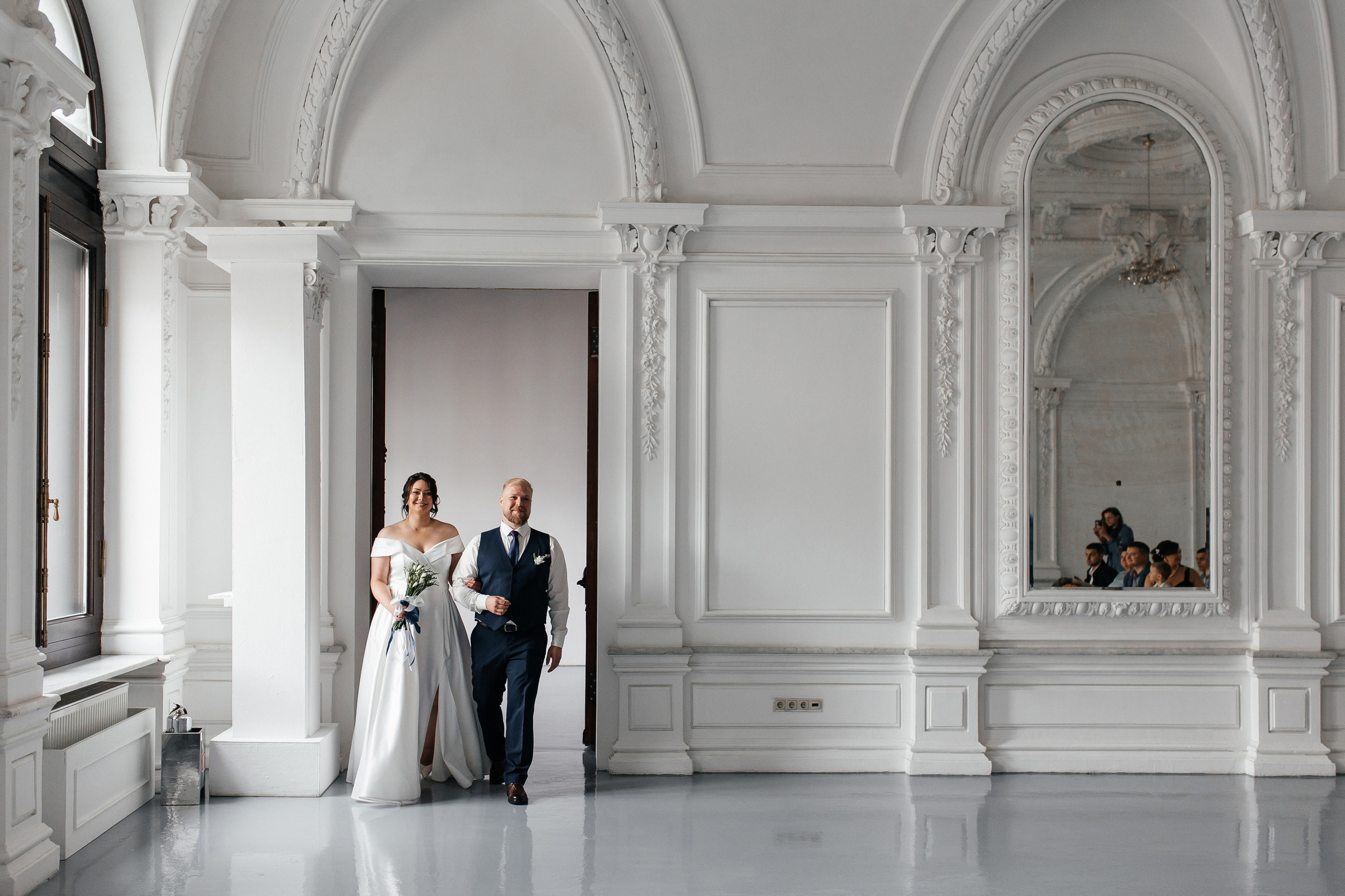 Регистрация брака в Особняке Спиридонова. Свадебный фотограф в Москве Дарья Олендарёва