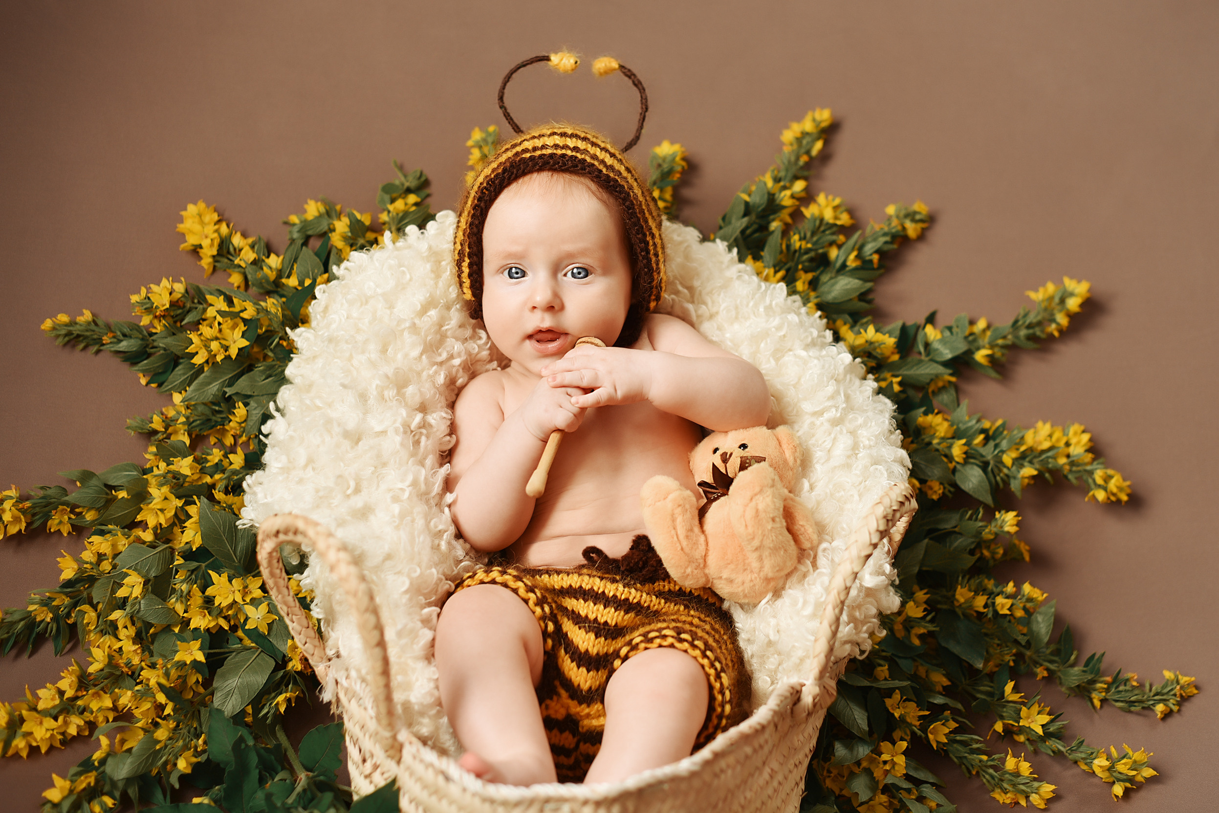 Есения — 3 месяца. Фотограф беременности и новорожденных малышей Анастасия Никитина