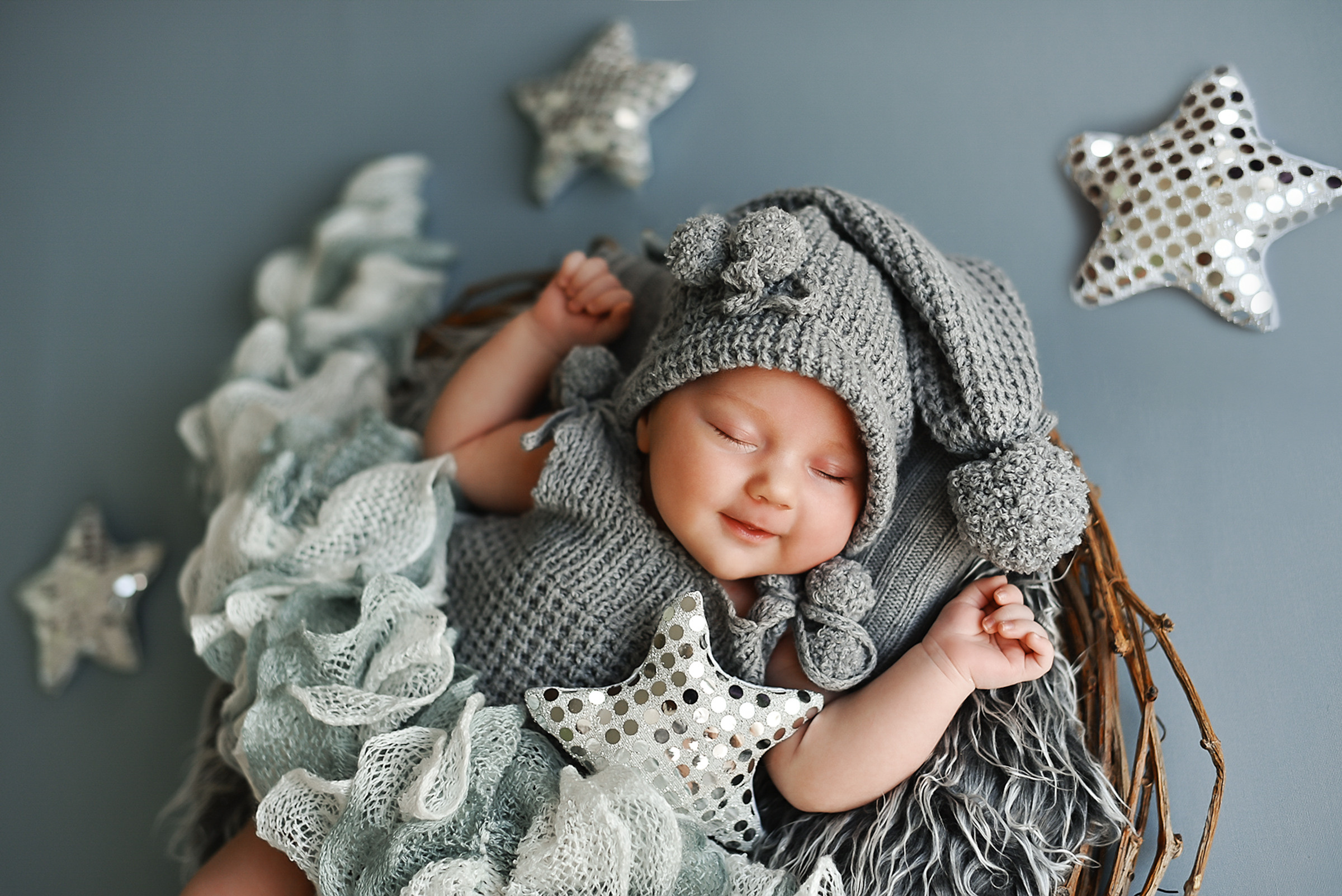 Ульяночка — милашке 20 дней. Фотограф беременности и новорожденных малышей Анастасия Никитина