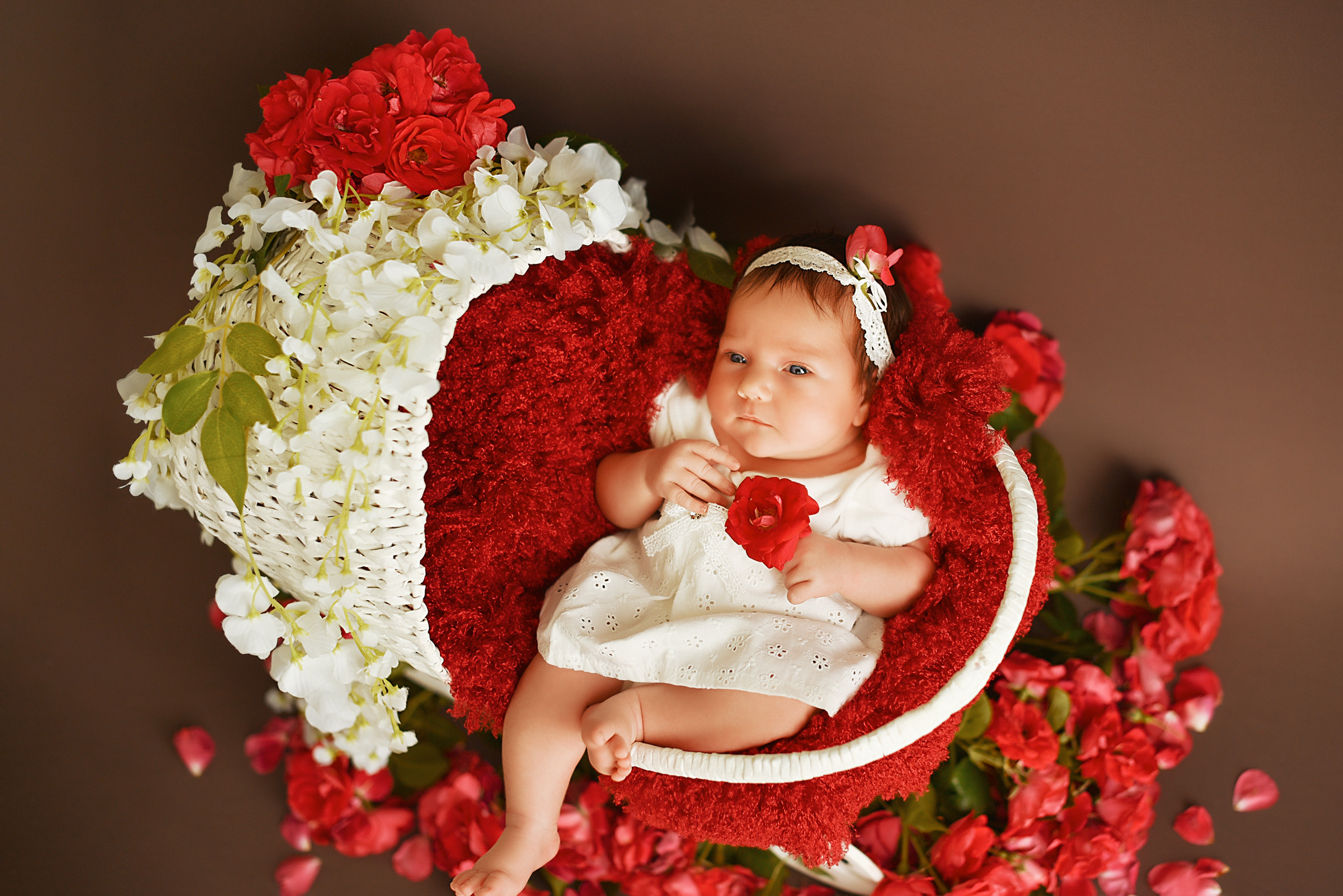 Ульяночка — милашке 20 дней. Фотограф беременности и новорожденных малышей Анастасия Никитина