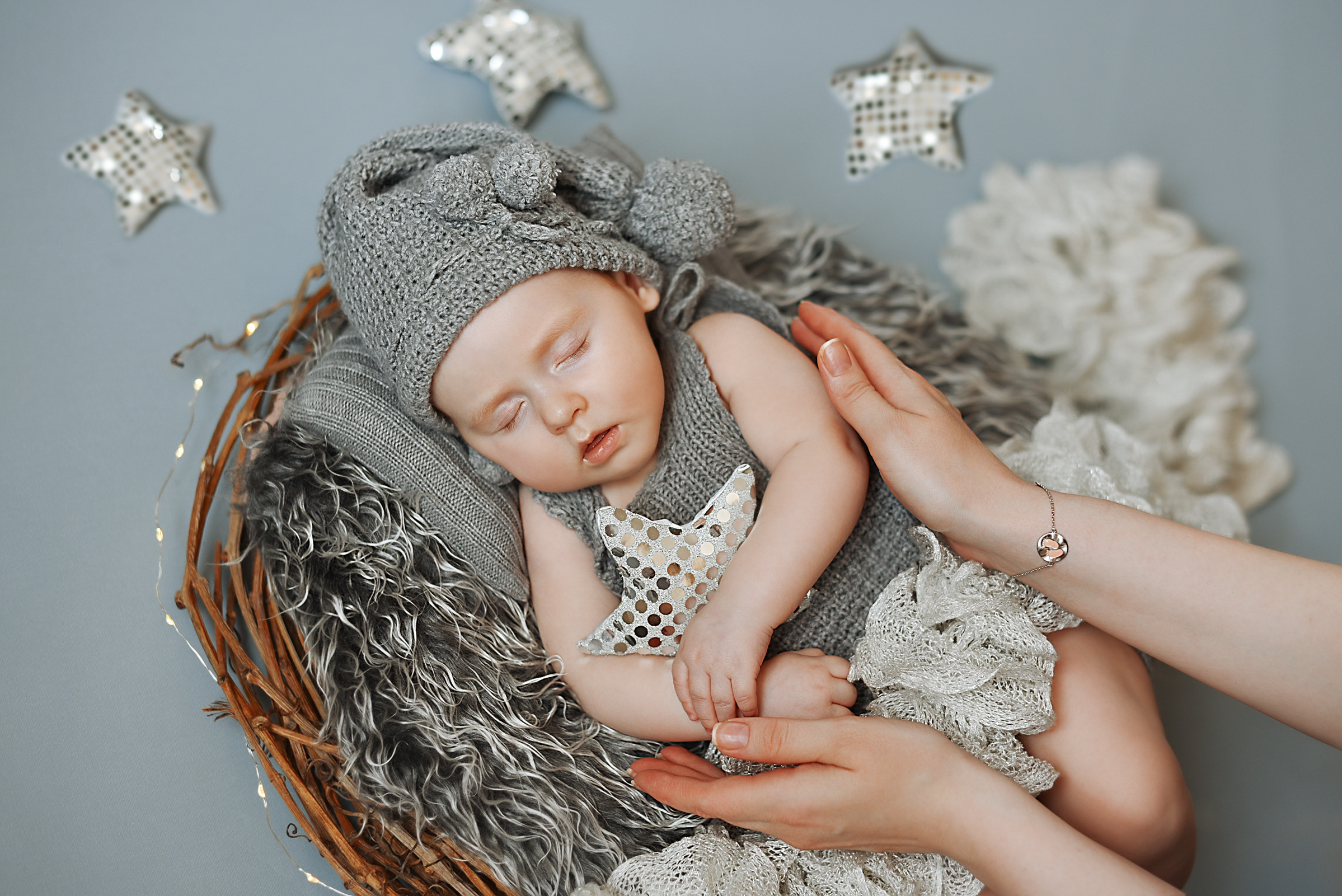 Есения — 3 месяца. Фотограф беременности и новорожденных малышей Анастасия Никитина