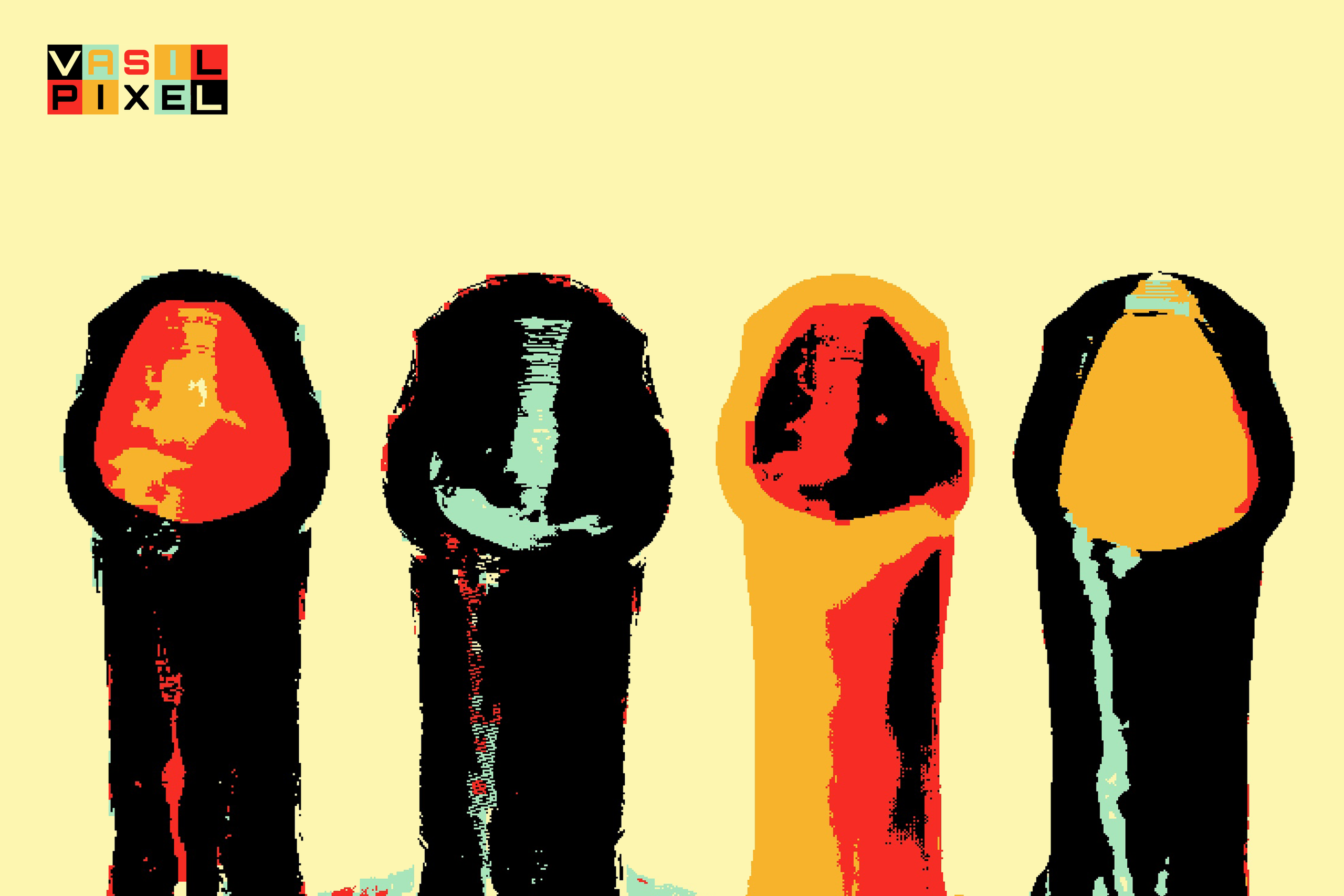 Визуальный арт пиксельный художник Василь Пиксель