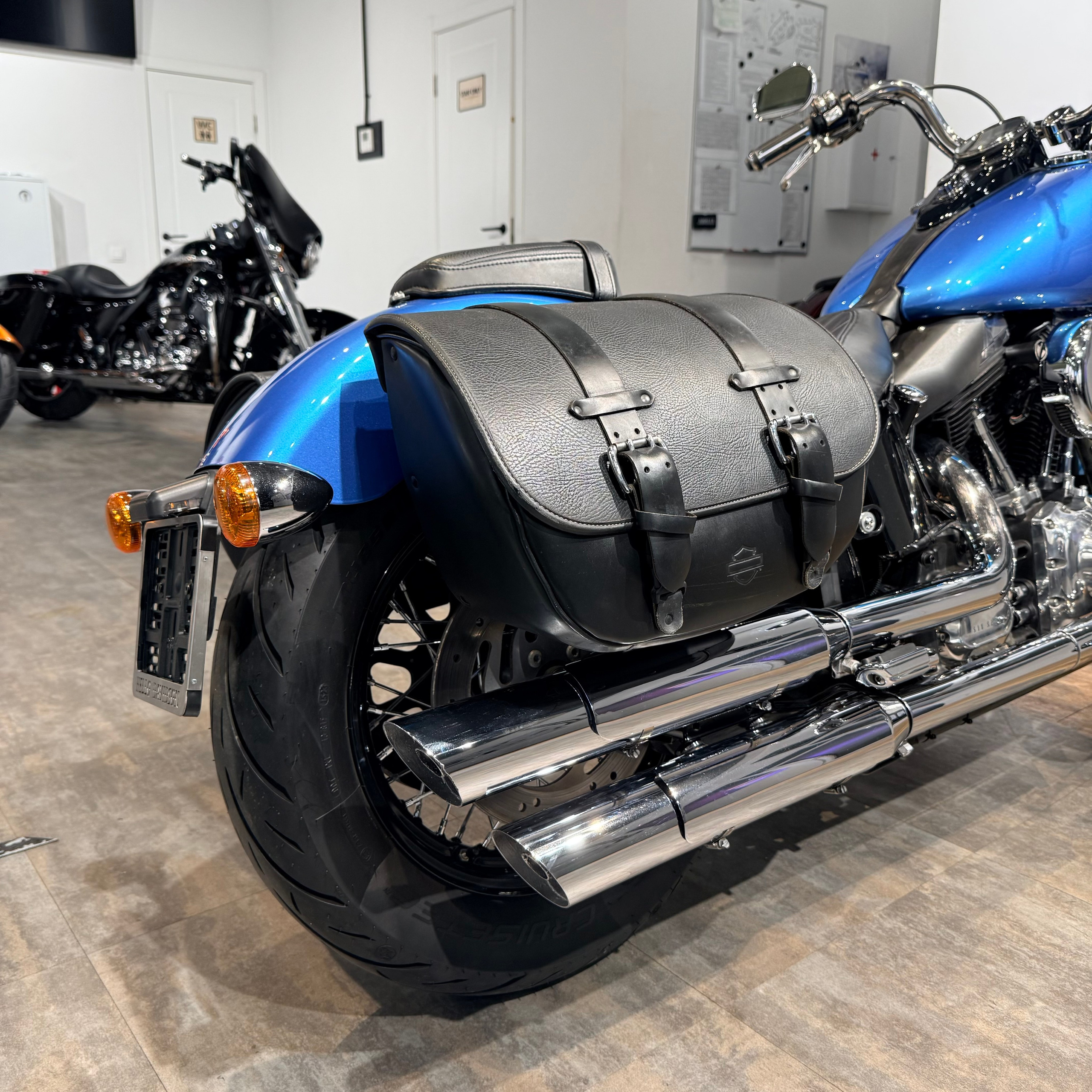 2013 HD Softail Slim ABS Big Blue Pearl (VIN *5HD*7751). Hello Davidson, Москва. Только хорошие мотоциклы…