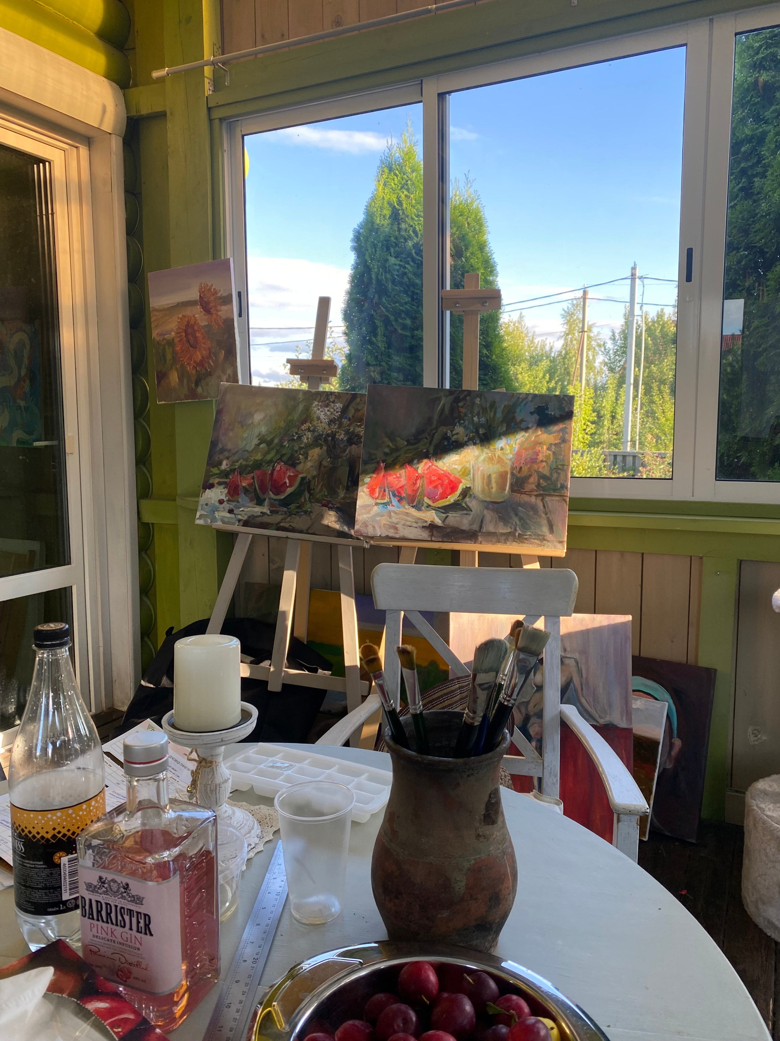 Работа. Живописец Ирина Пинская