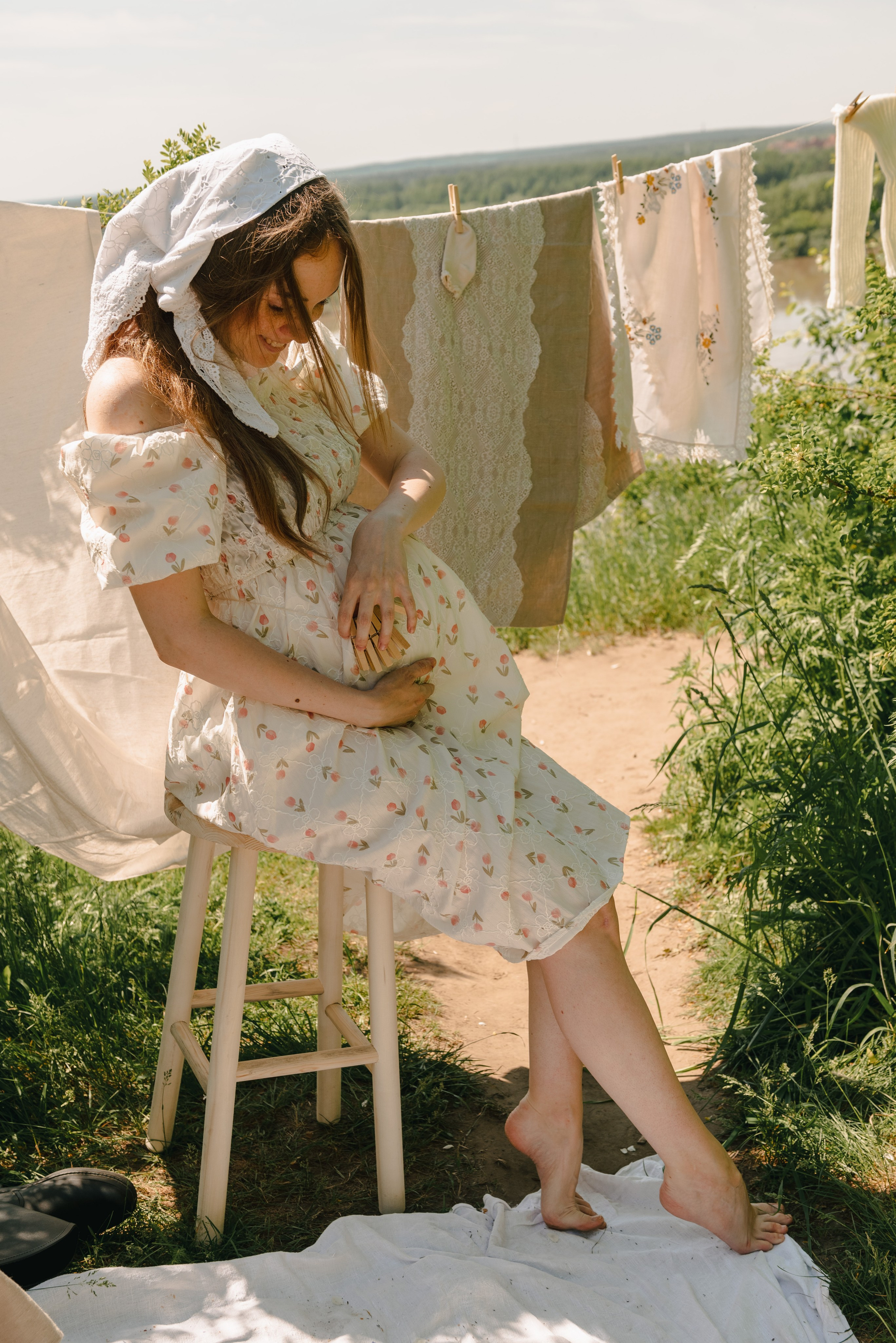 Стирка в глубинке. Фотограф в Томске Мария Март