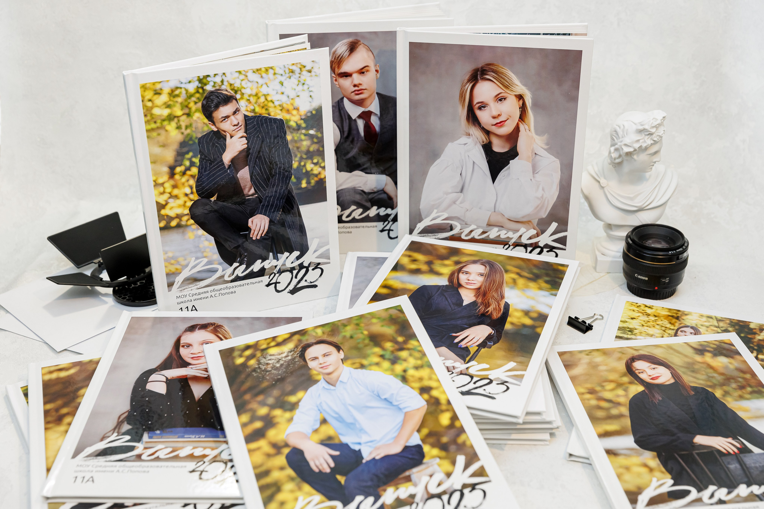 Персональные альбомы 9, 11 класс. Семейный и детский фотограф Комина Елена, Власиха, Одинцово