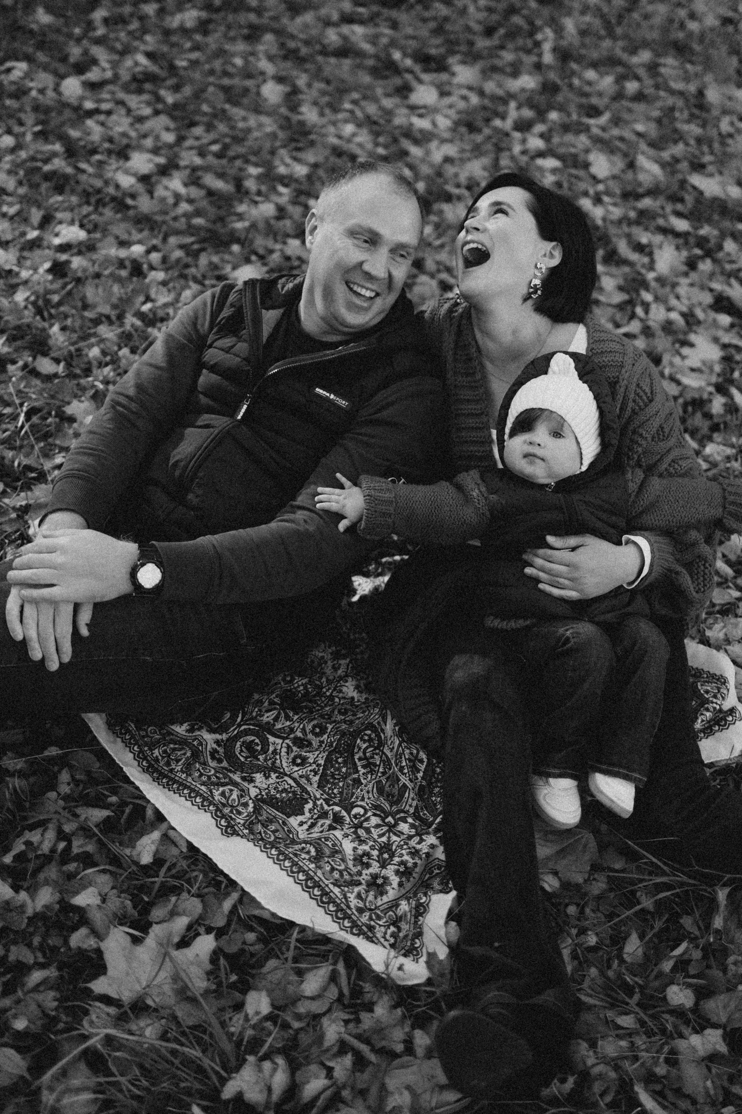 Осенняя семейная фотосессия в Москве. Семейный фотограф в Москве и Люберцах Юлия Гуськова