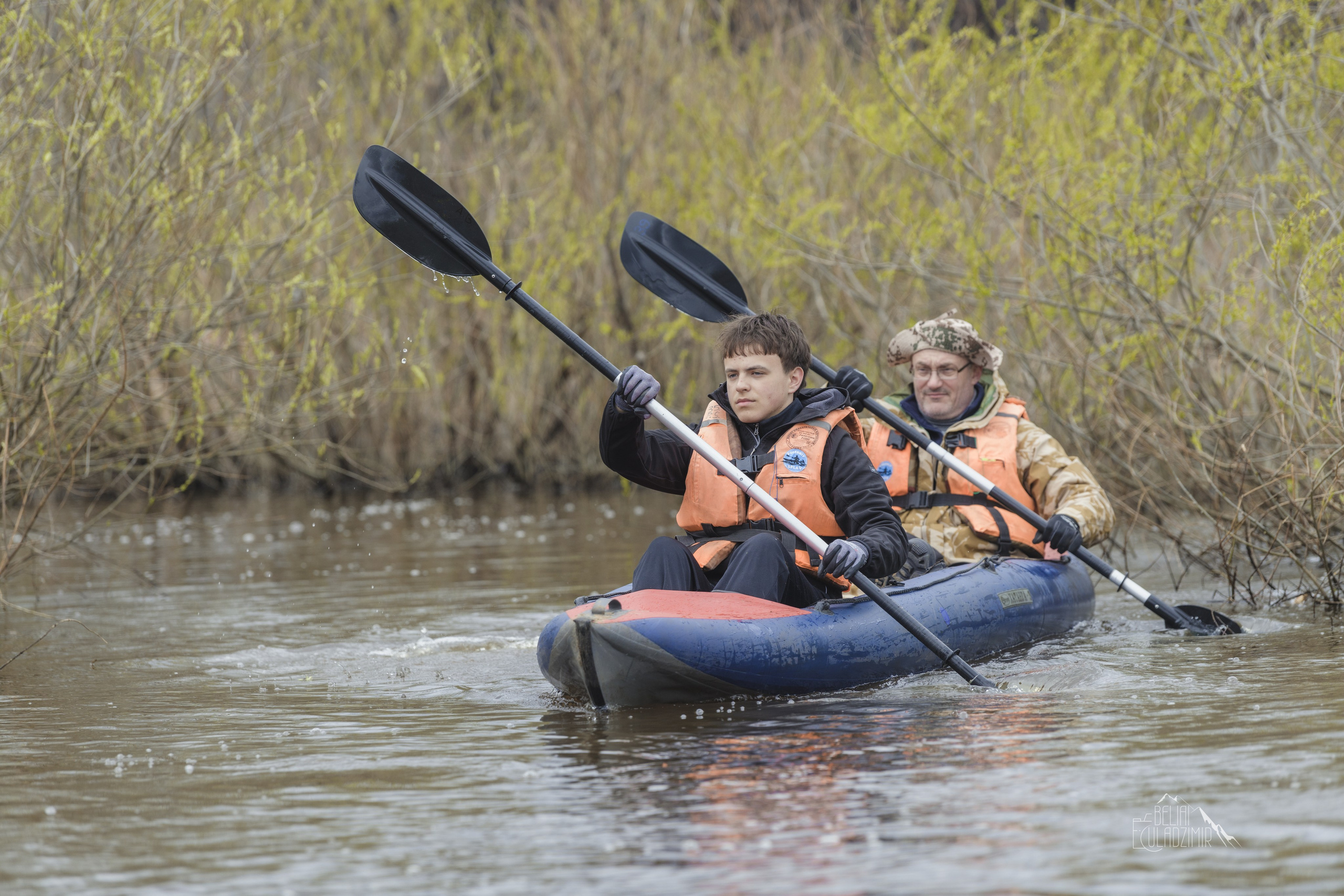 Сплав по реке Тремля 11 апреля 2026 года. Репортажный фотограф Владимир Беляй
