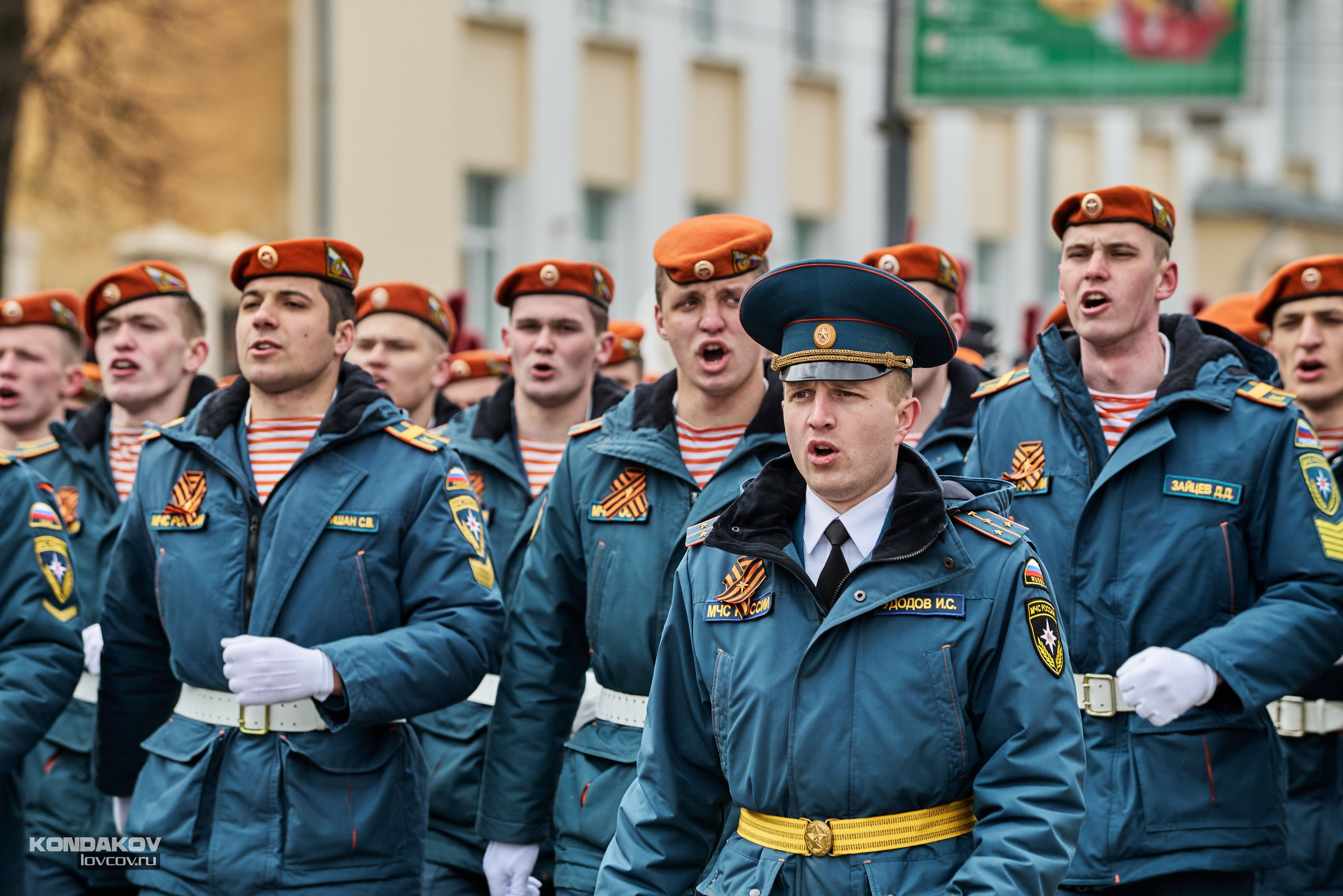 Парад в честь празднования День Победы 9 мая 2024 года в городе Иваново