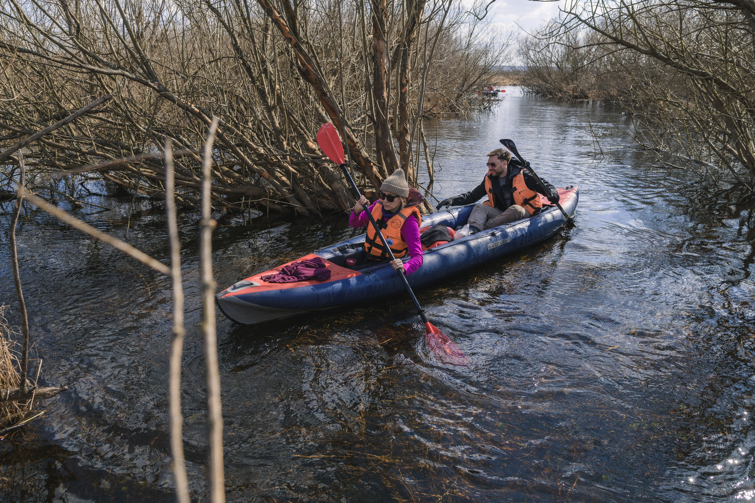 Сплав по реке Ипа 28 марта 2026 года. Репортажный фотограф Владимир Беляй