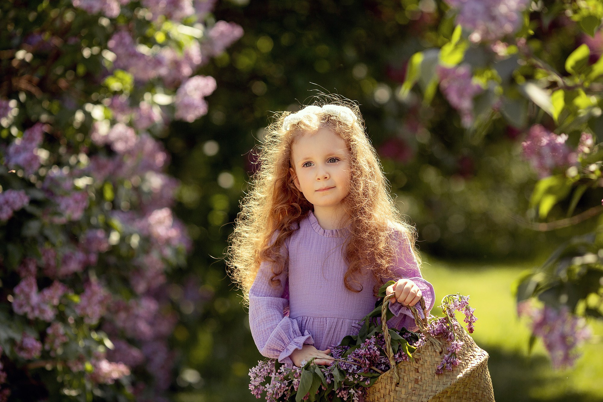 Сиреневая сказка с малышами. Tatyana Nadezhdina Family photographer