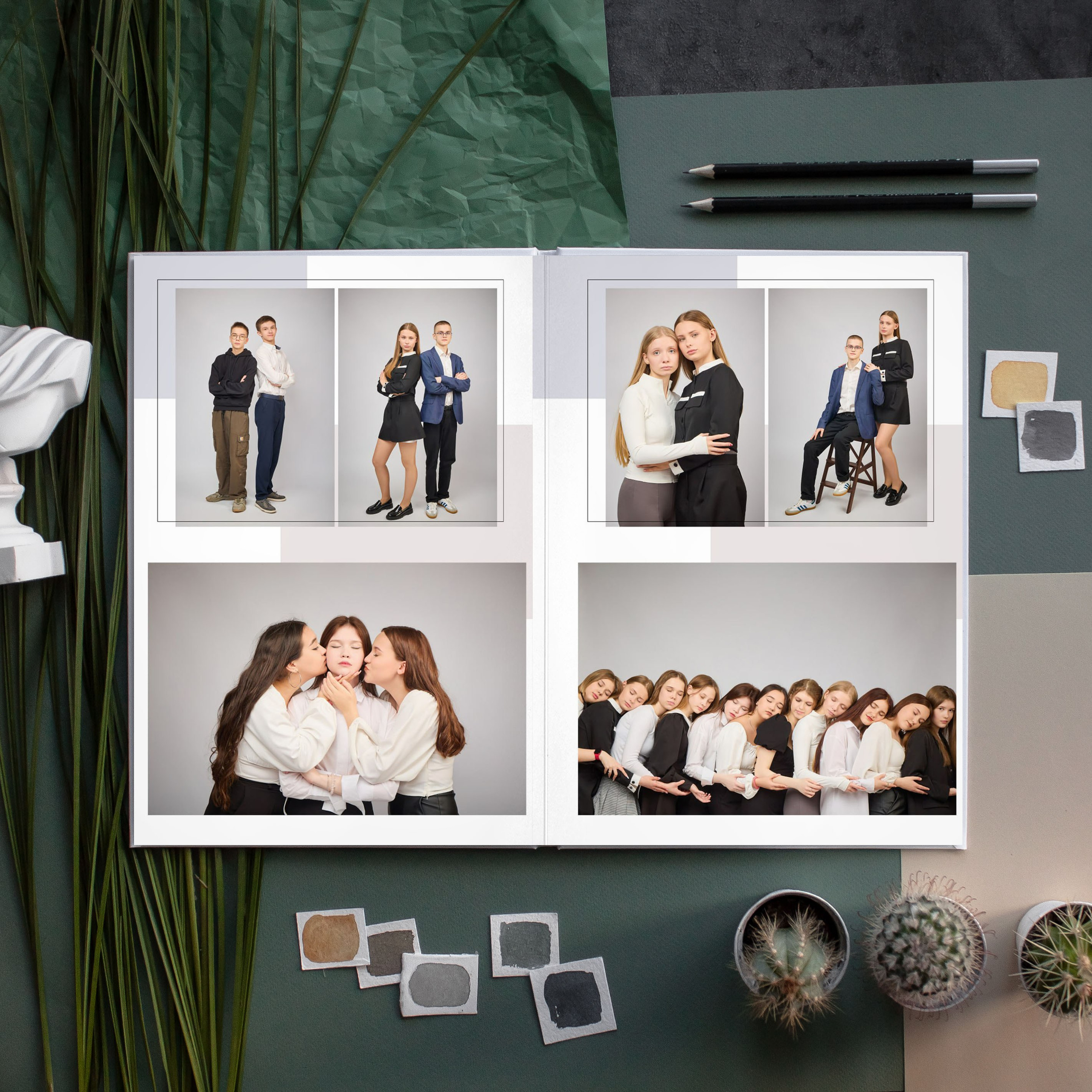 Индивидуальный школьный альбом в Сызрани. Школьный фотограф, выпускные альбомы