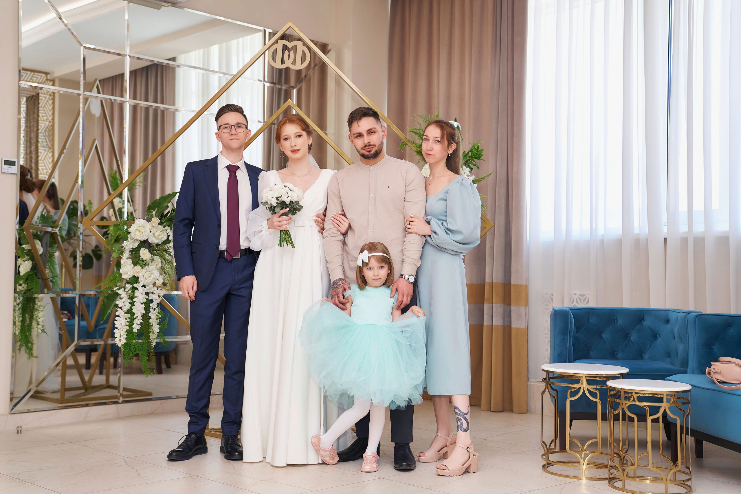 Свадебная Фотосессия в Савёловском ЗАГС и парке Речного Вокзала Москвы