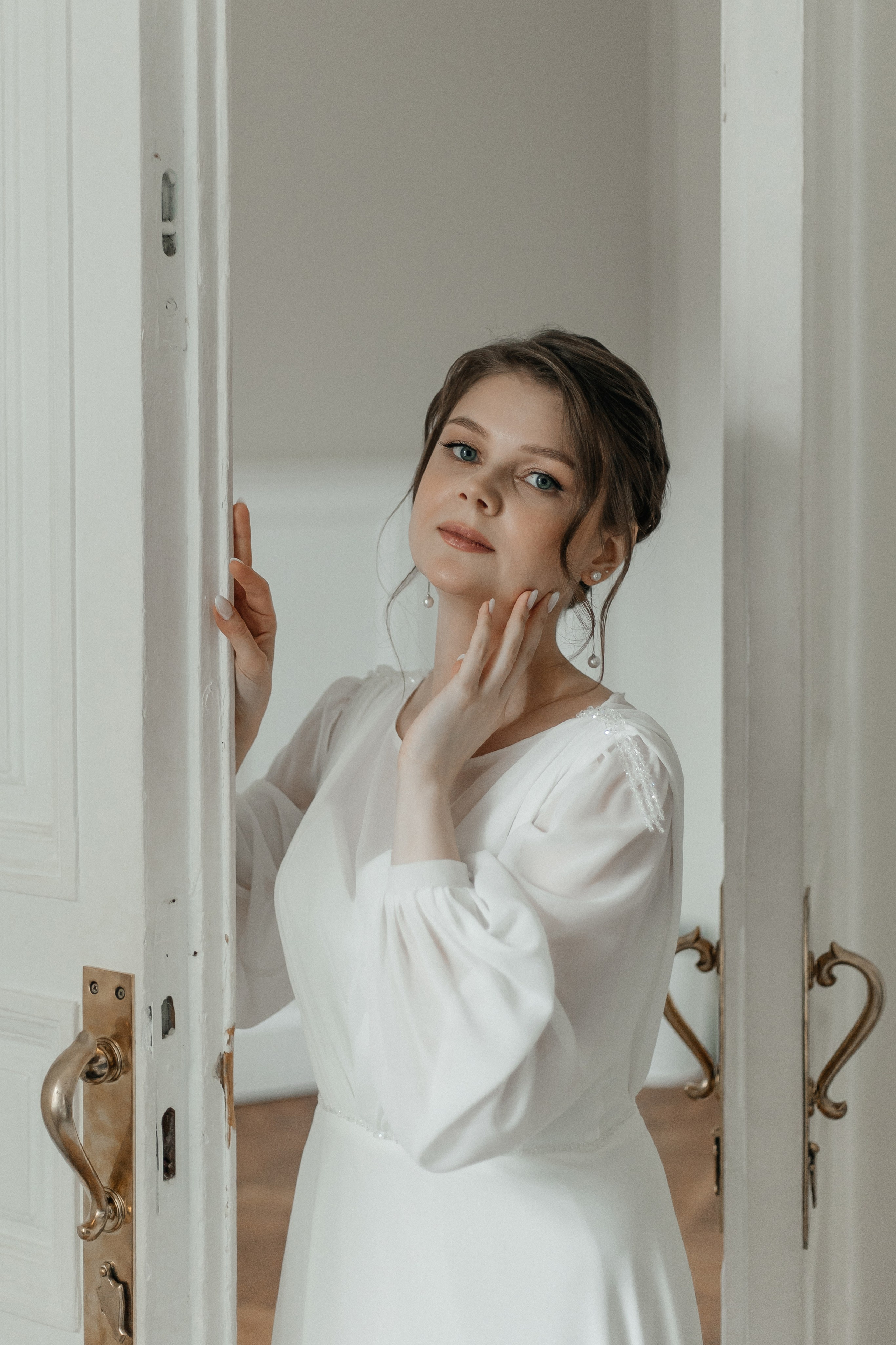 свадебная фотосессия в студии в Москве