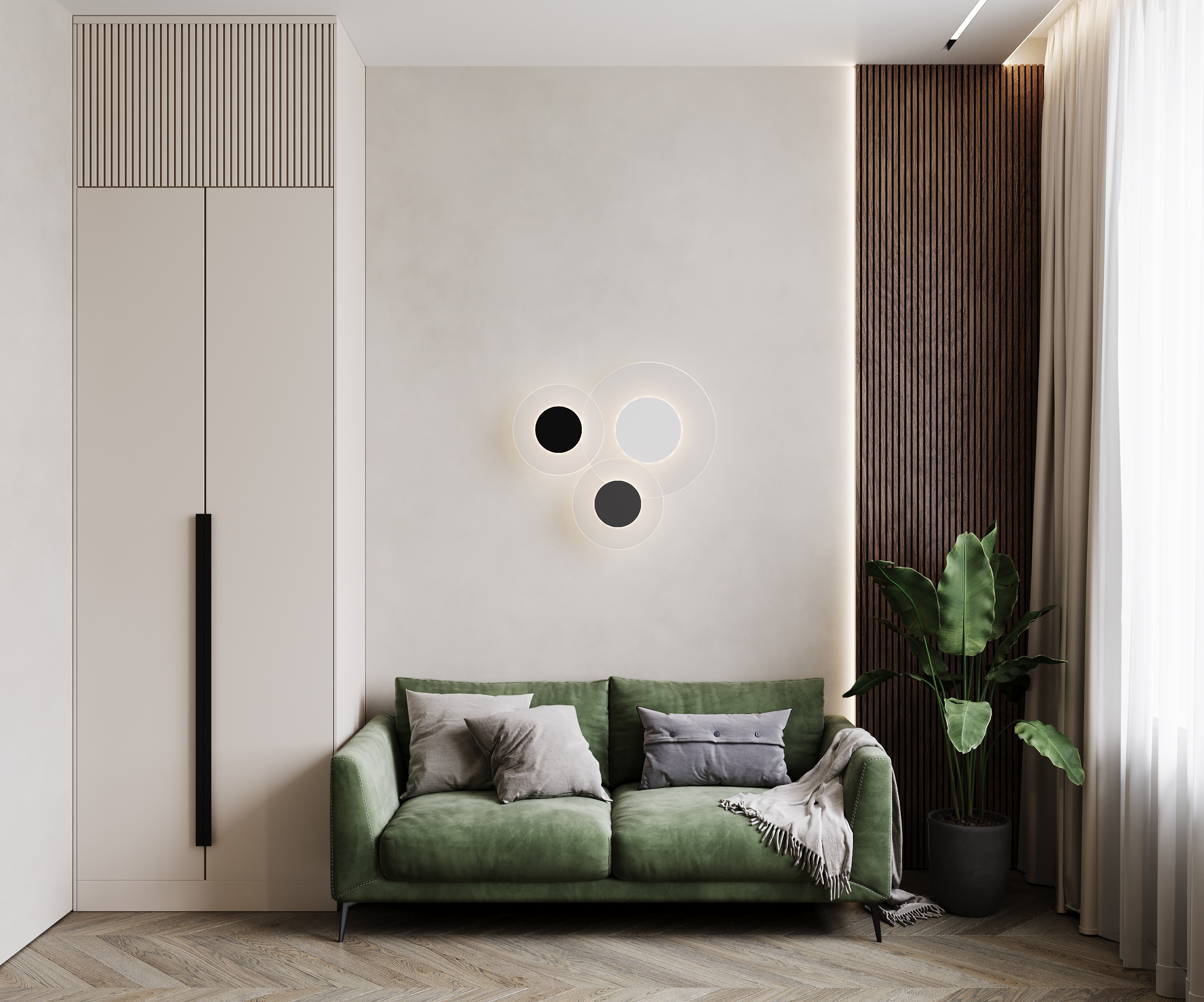 Western Port. Дизайн интерьера | 3D визуализация | Миланская Марина