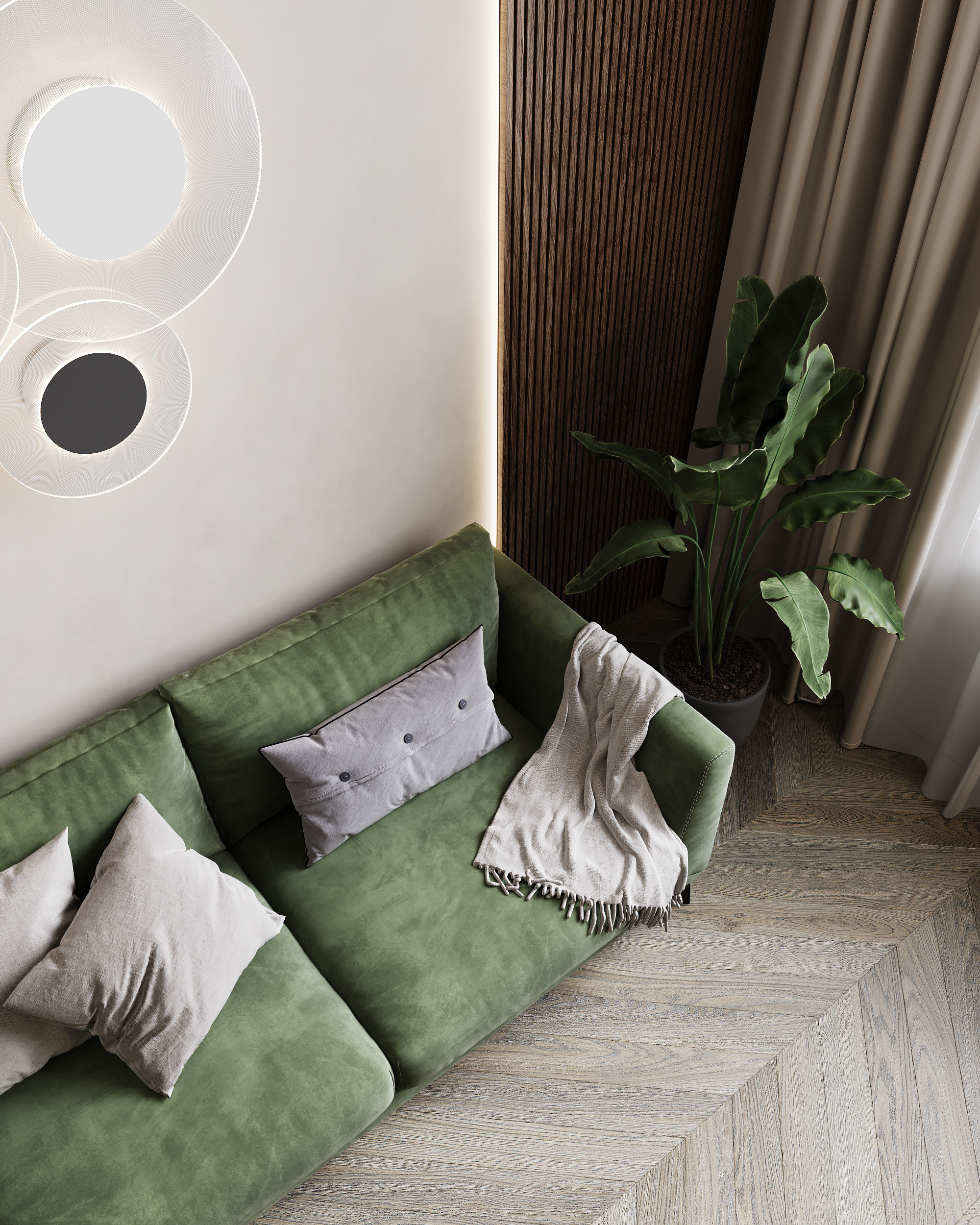 Western Port. Дизайн интерьера | 3D визуализация | Миланская Марина