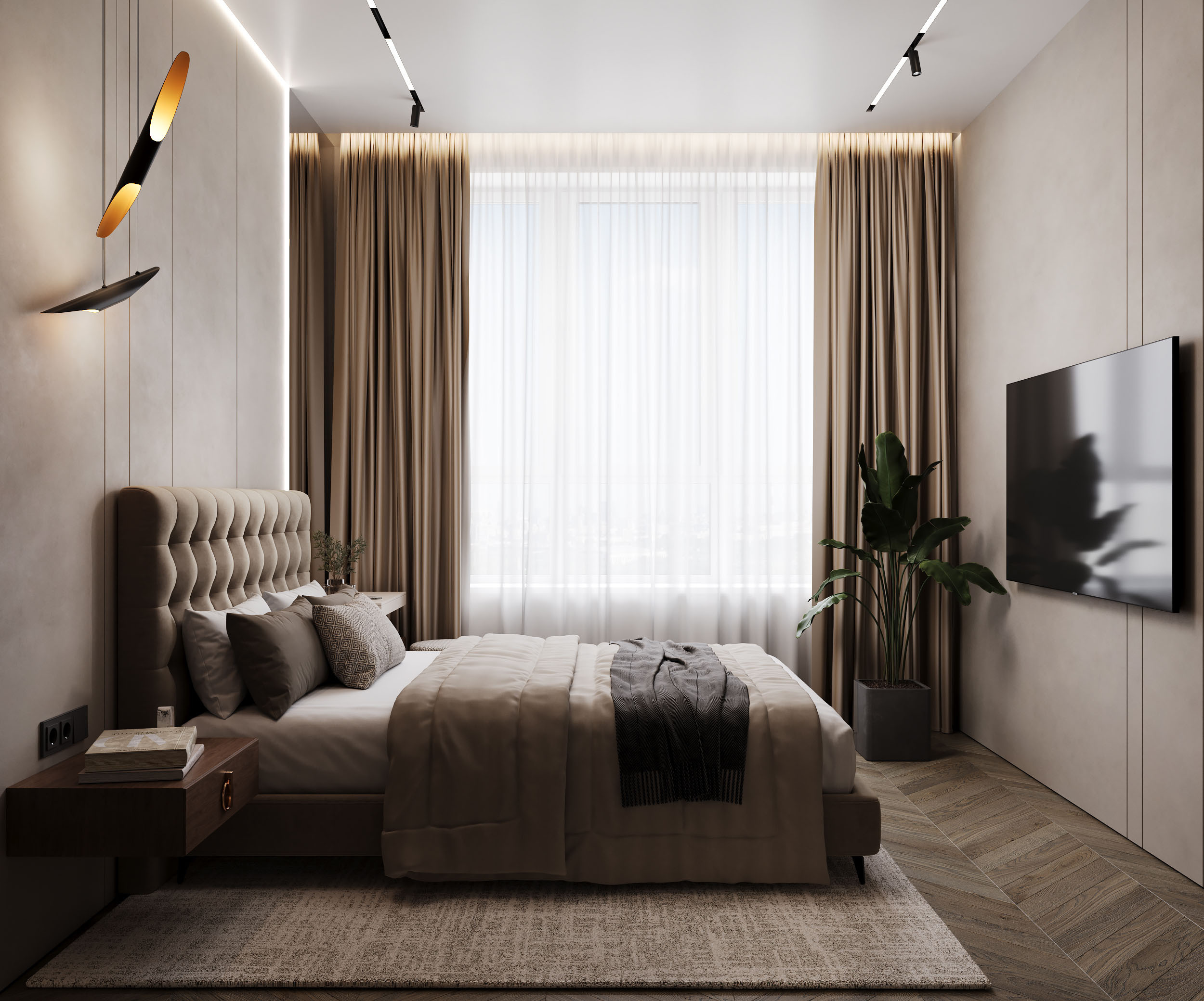 Western Port. Дизайн интерьера | 3D визуализация | Миланская Марина