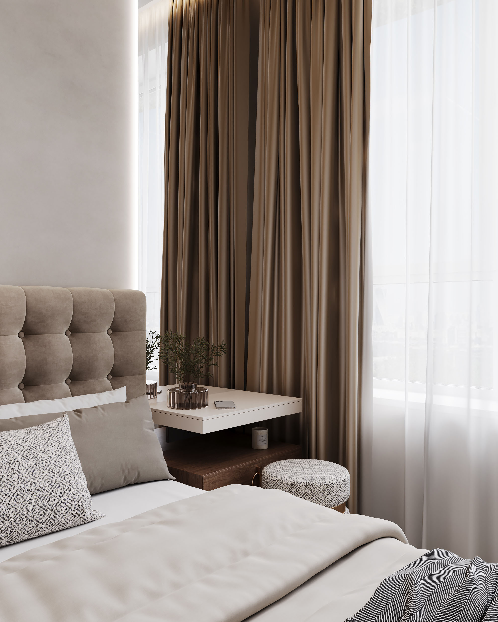 Western Port. Дизайн интерьера | 3D визуализация | Миланская Марина