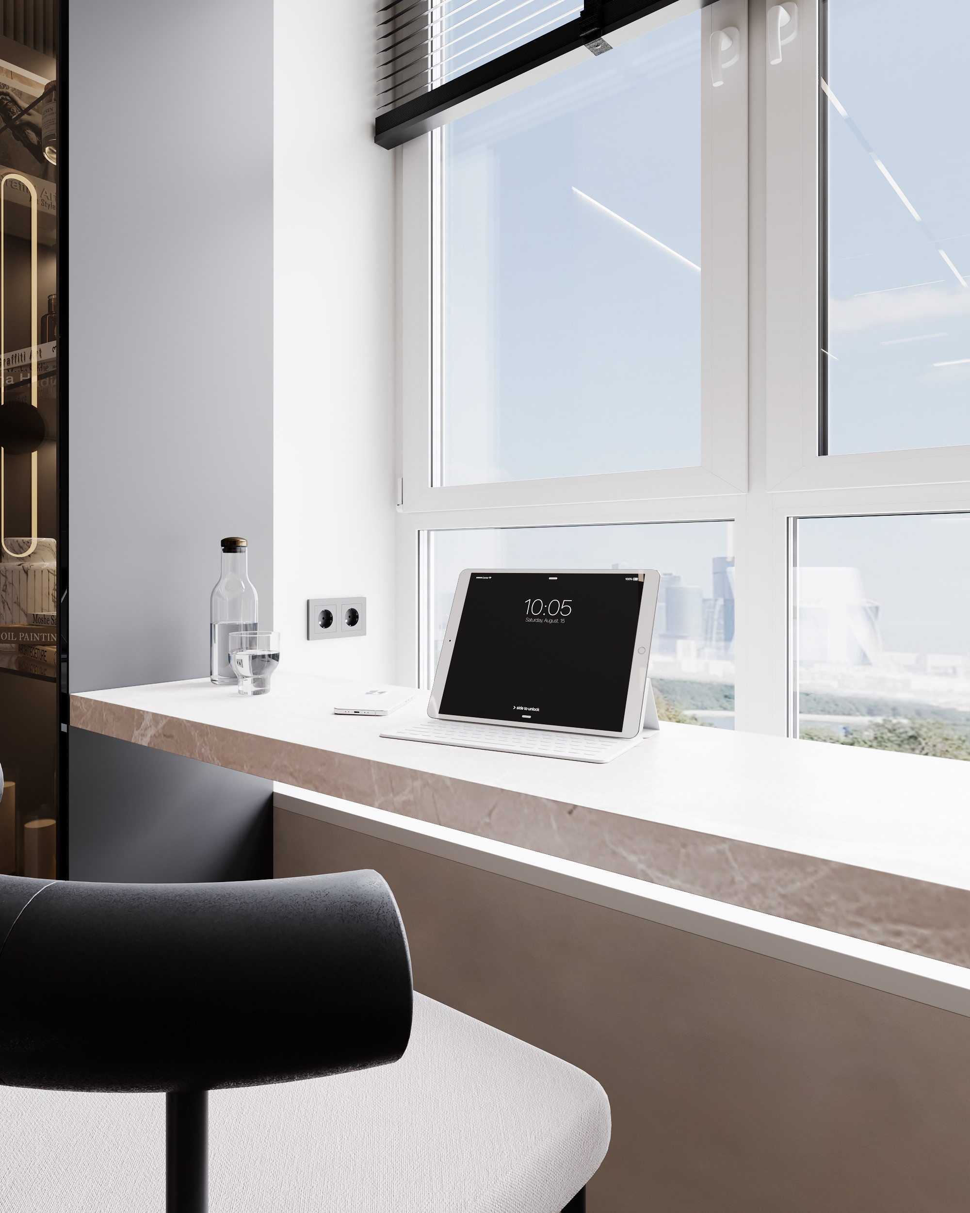 Western Port. Дизайн интерьера | 3D визуализация | Миланская Марина