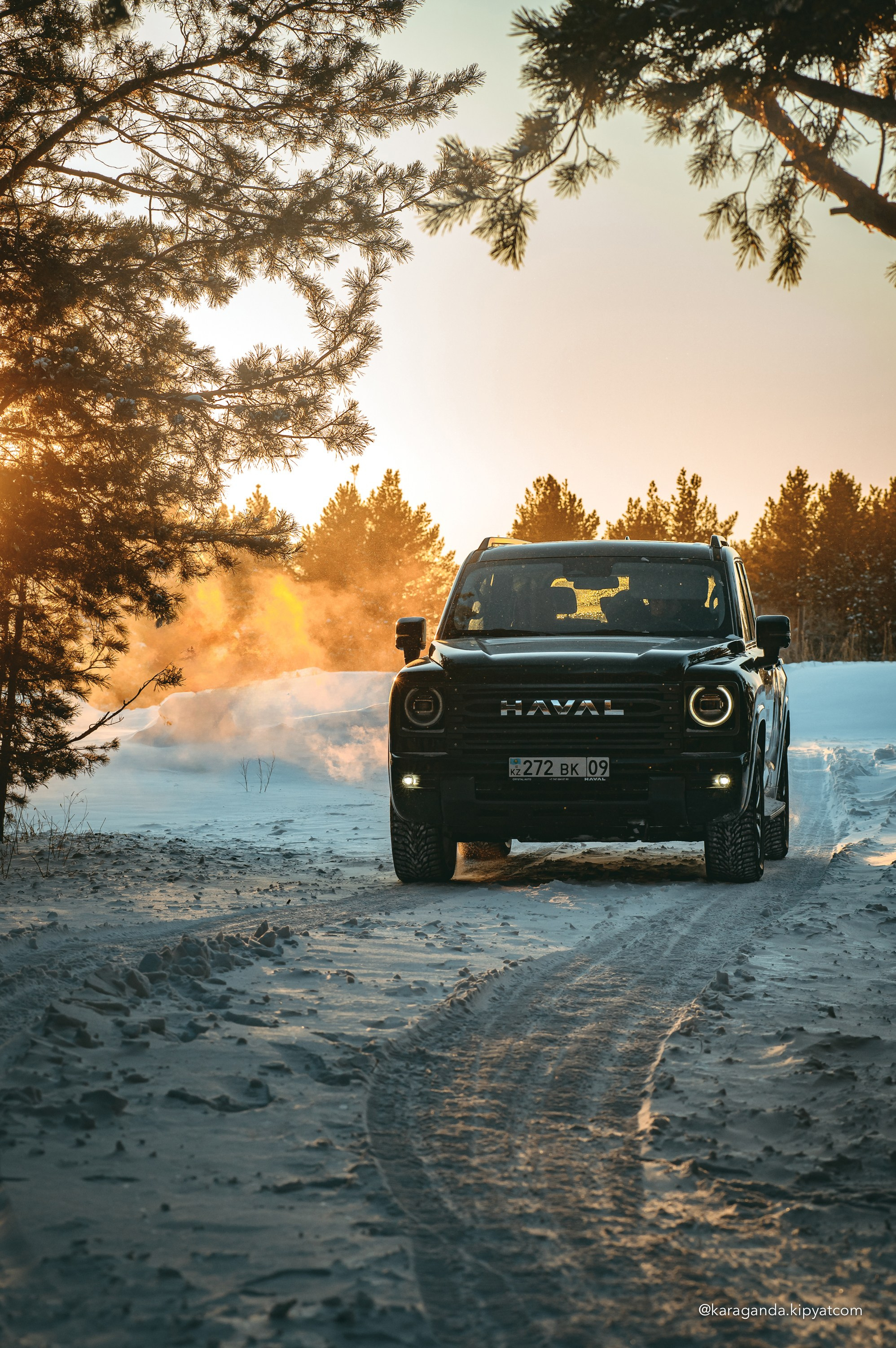 Зимний заезд на HAVAL H9. Кипятком Караганда