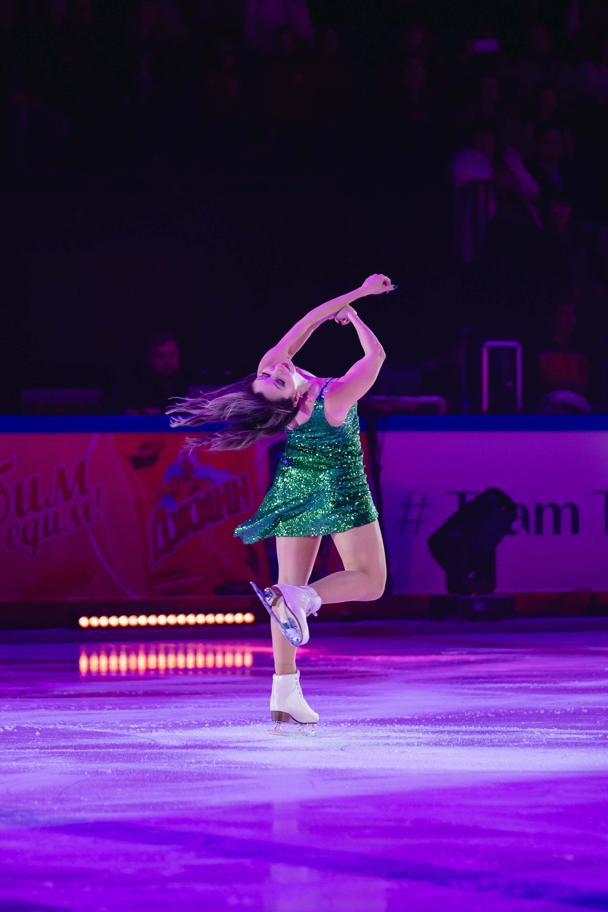 Шоу «Чемпионы на льду» в Новосибирске. Воробьева Ксения — Спортивный и танцевальный фотограф Новосибирск