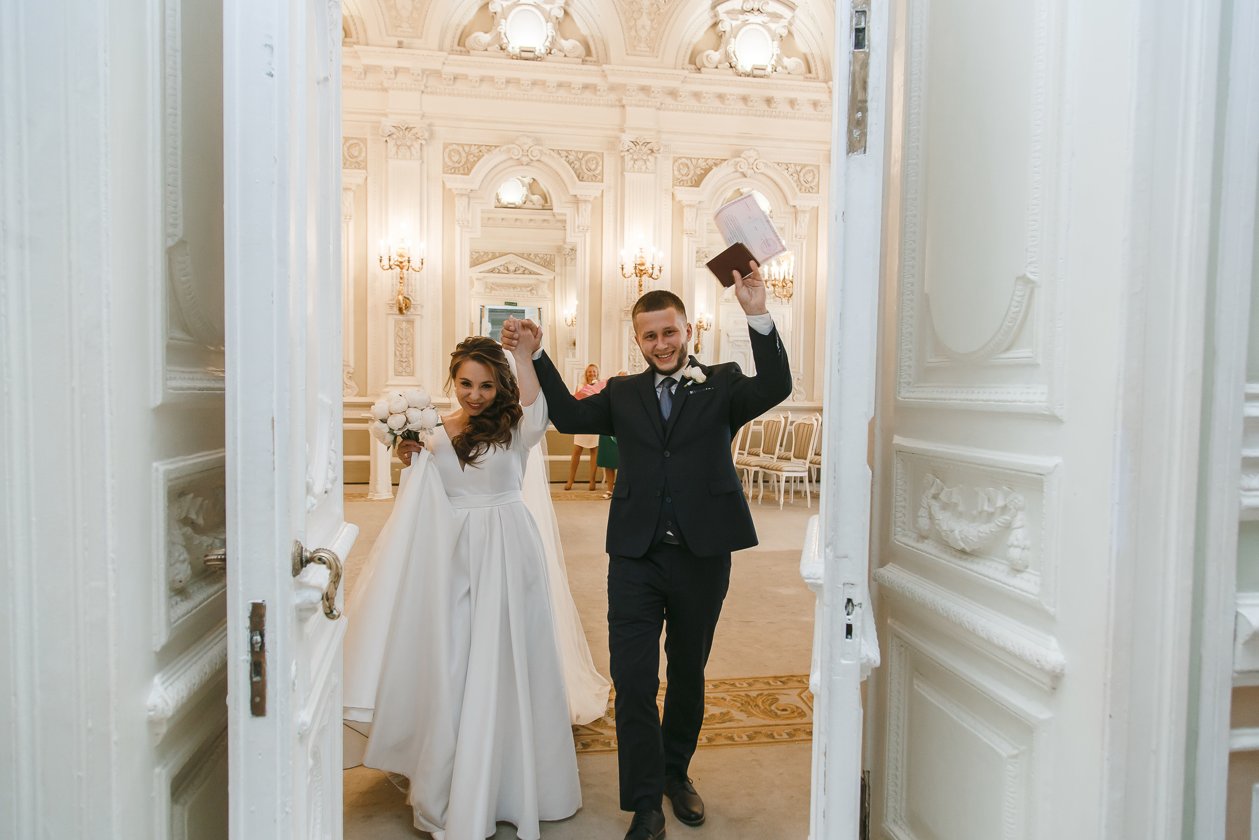 Фотосъемка свадьбы в 1 дворце бракосочетания