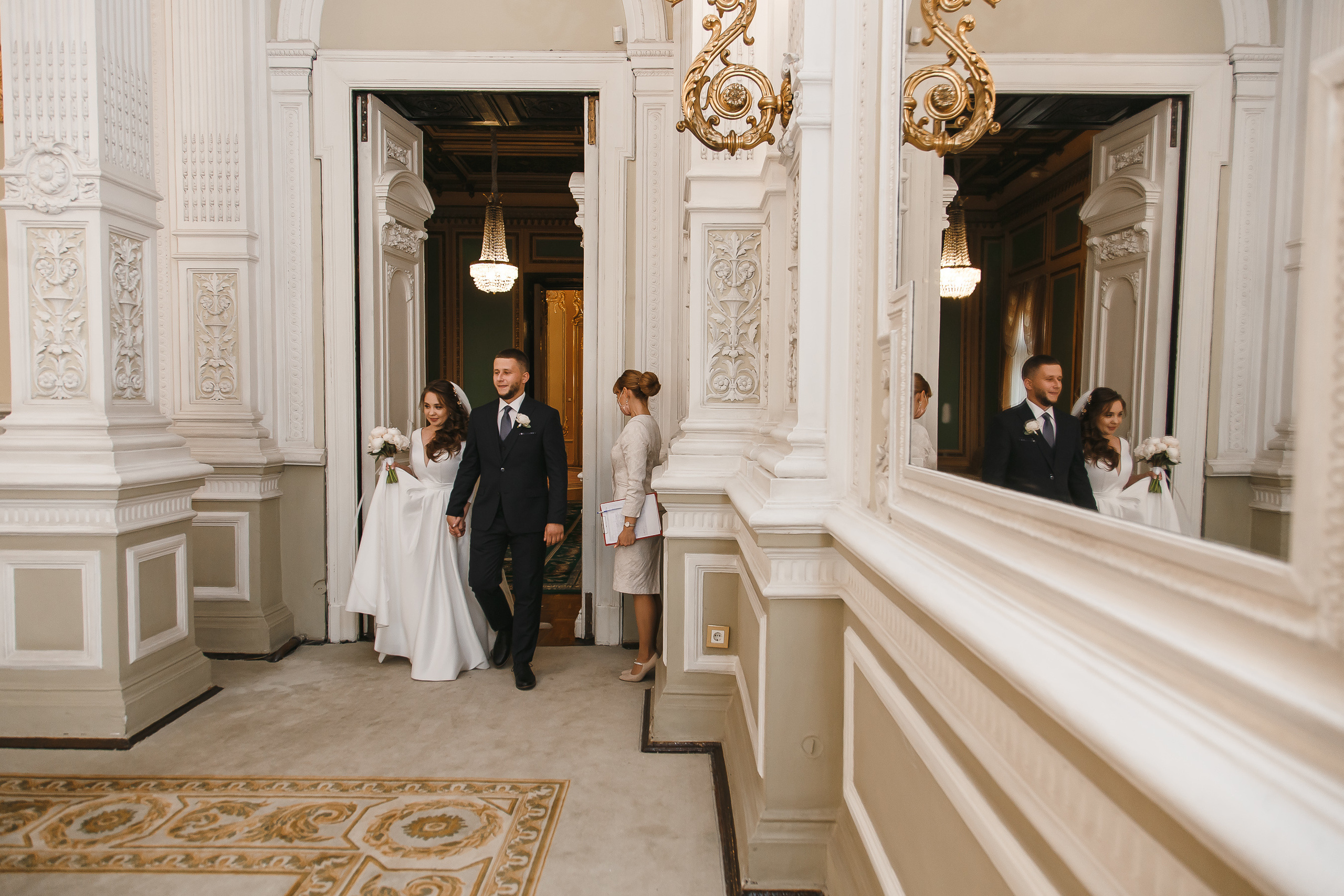 Фотосъемка свадьбы в 1 дворце бракосочетания