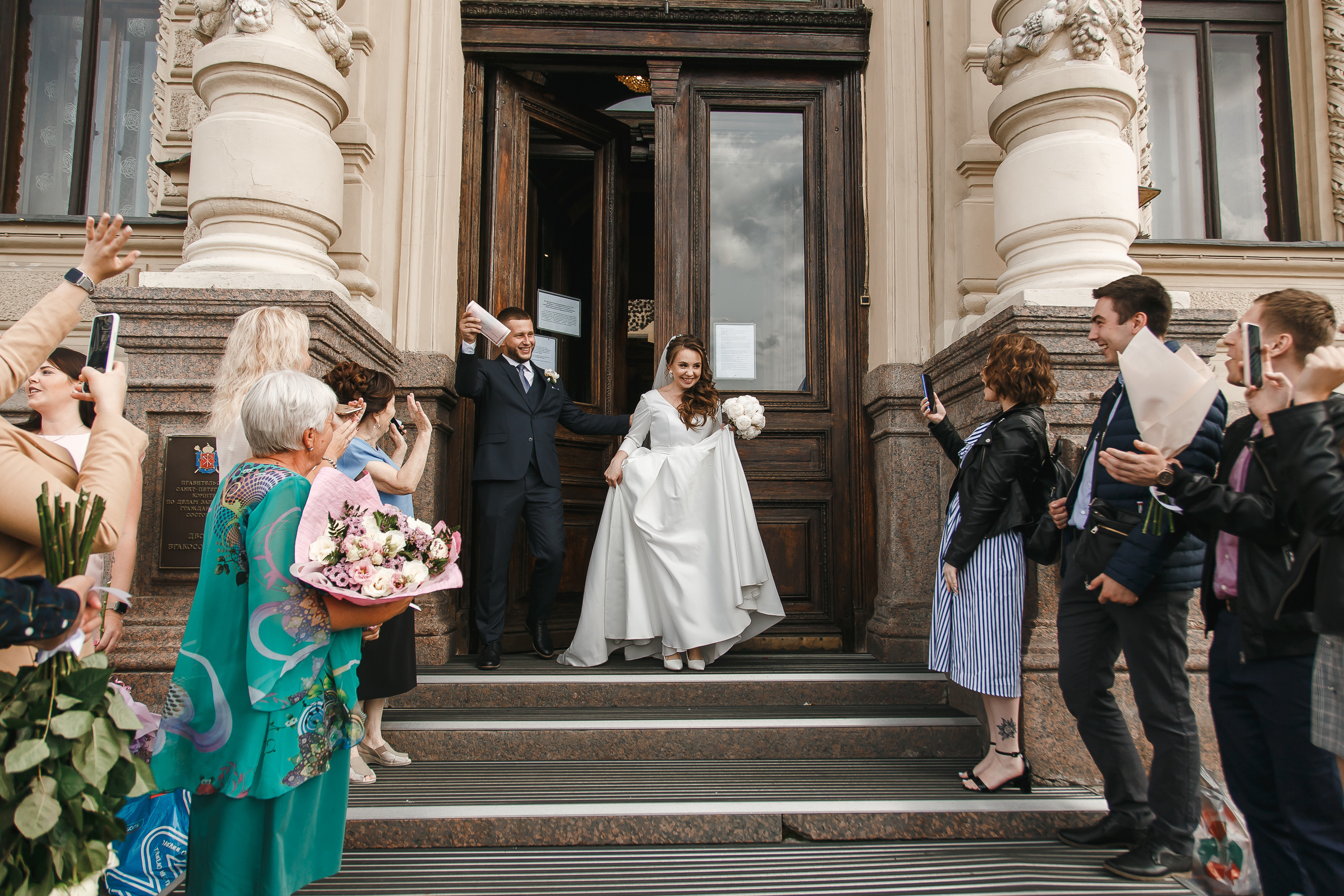 Фотосъемка свадьбы в 1 дворце бракосочетания