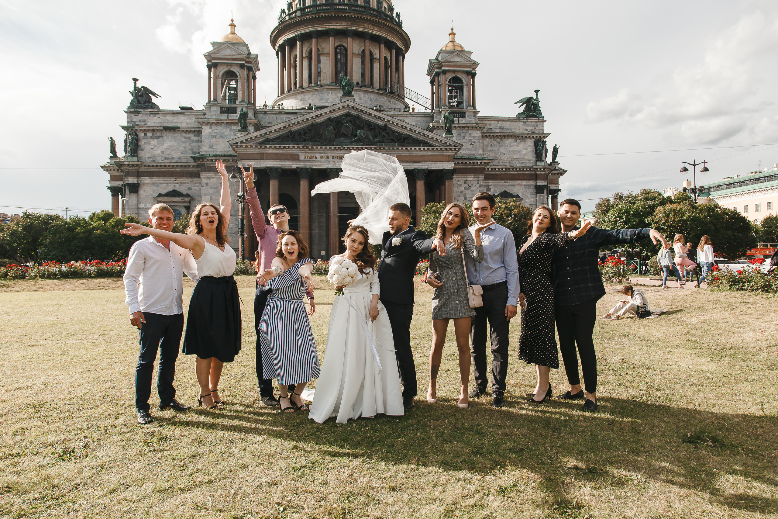 Фотосъемка свадьбы в 1 дворце бракосочетания