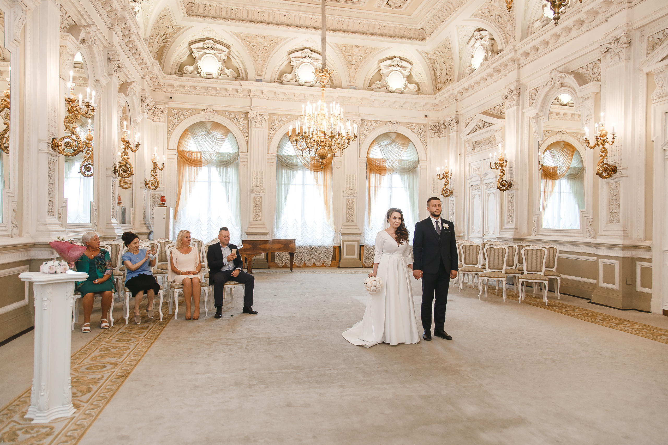 Фотосъемка свадьбы в 1 дворце бракосочетания
