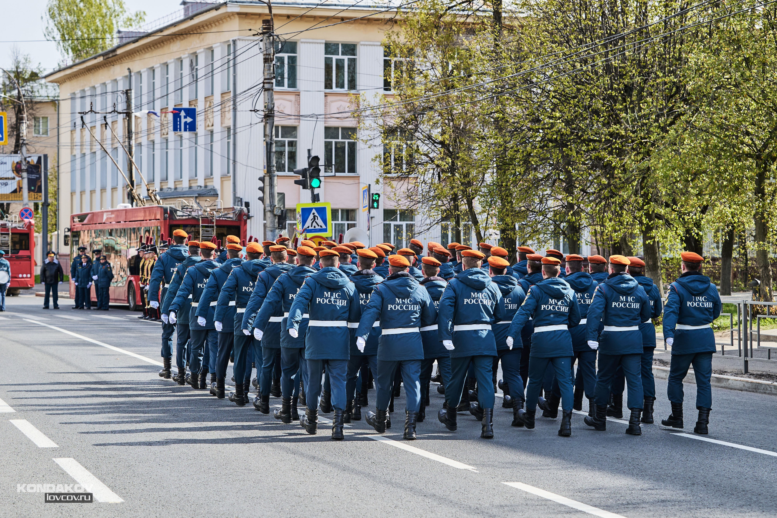 Парад в честь празднования День Победы 9 мая 2024 года в городе Иваново