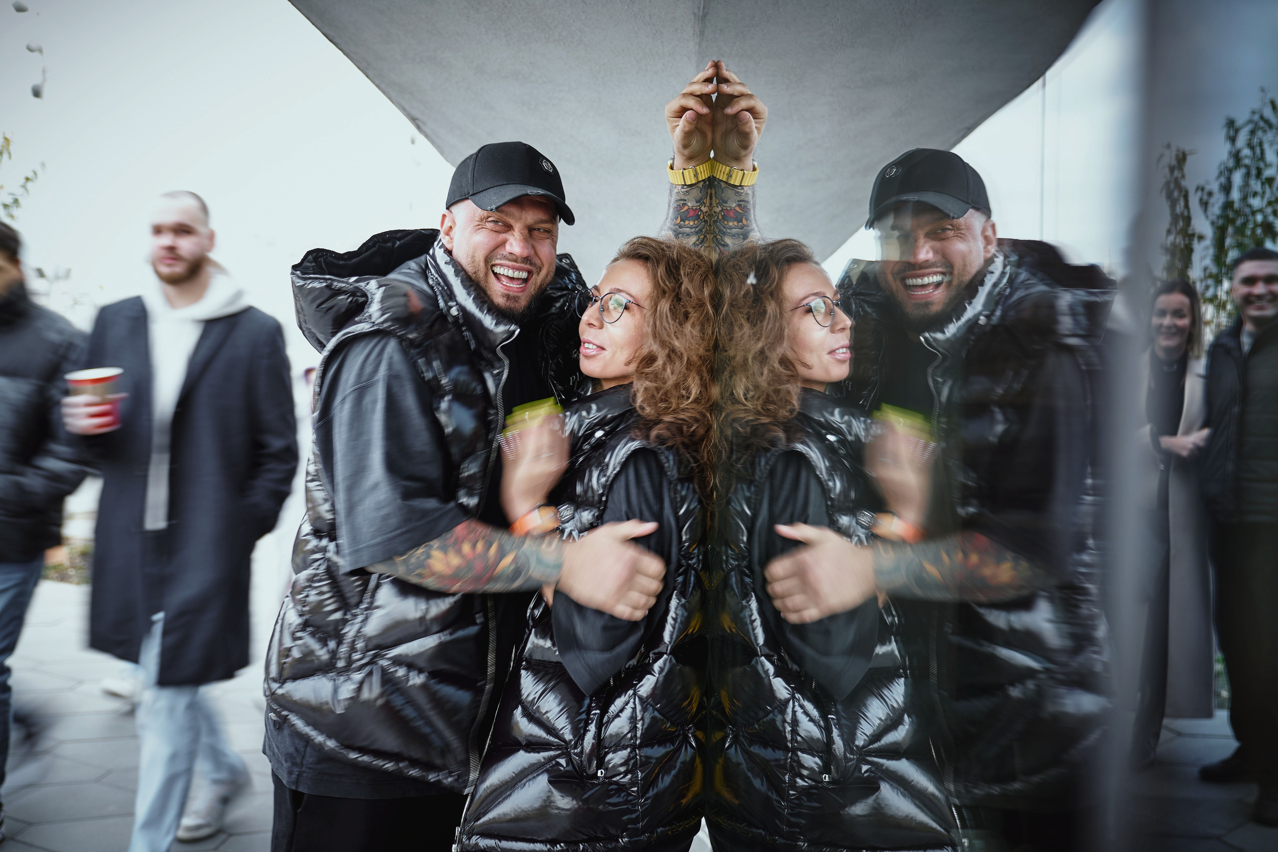 семейная фотосессия в Зарядье в центре Москвы