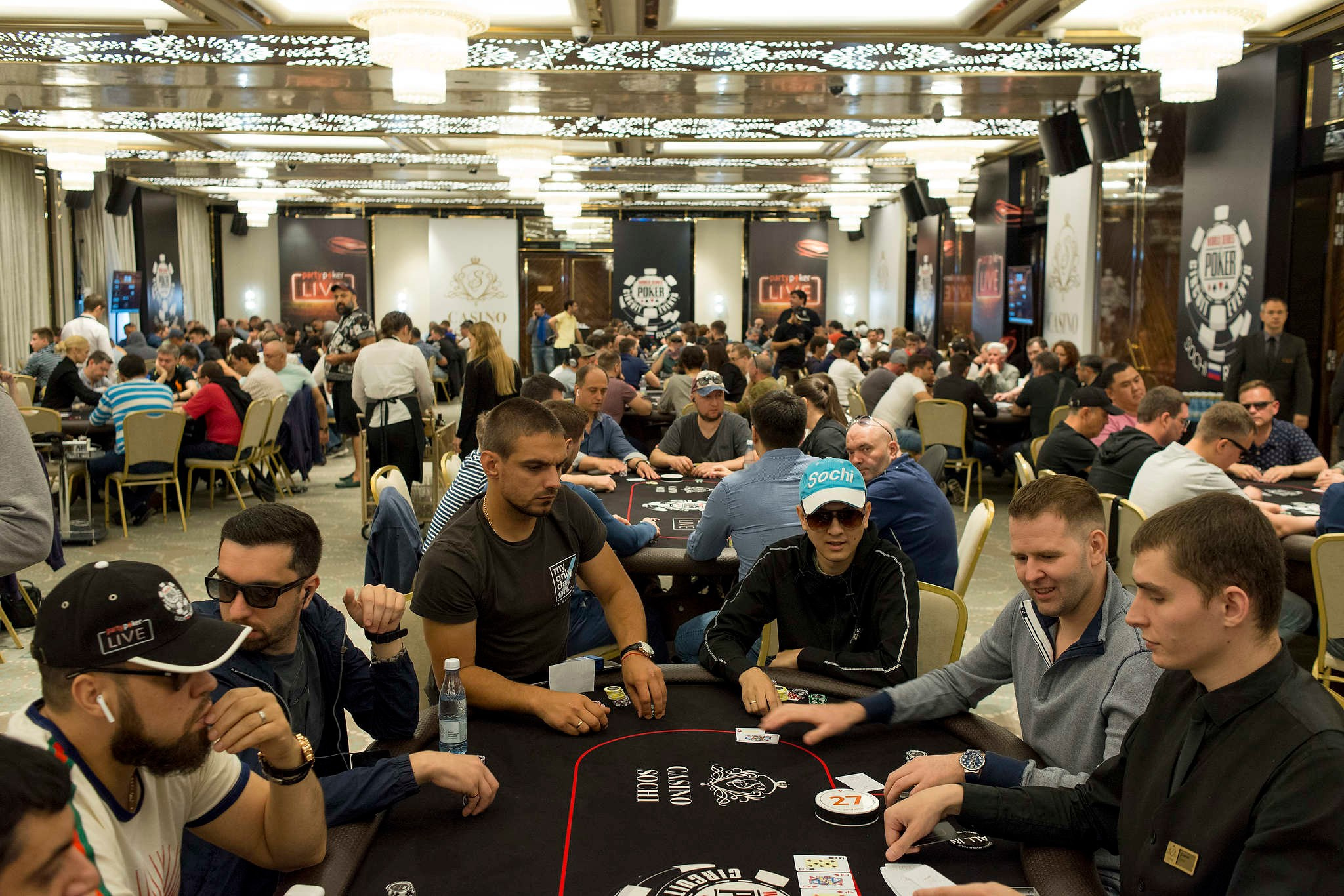 Соревнования по покеру в "Казино Сочи" съемка для Forbes в 2018 году.