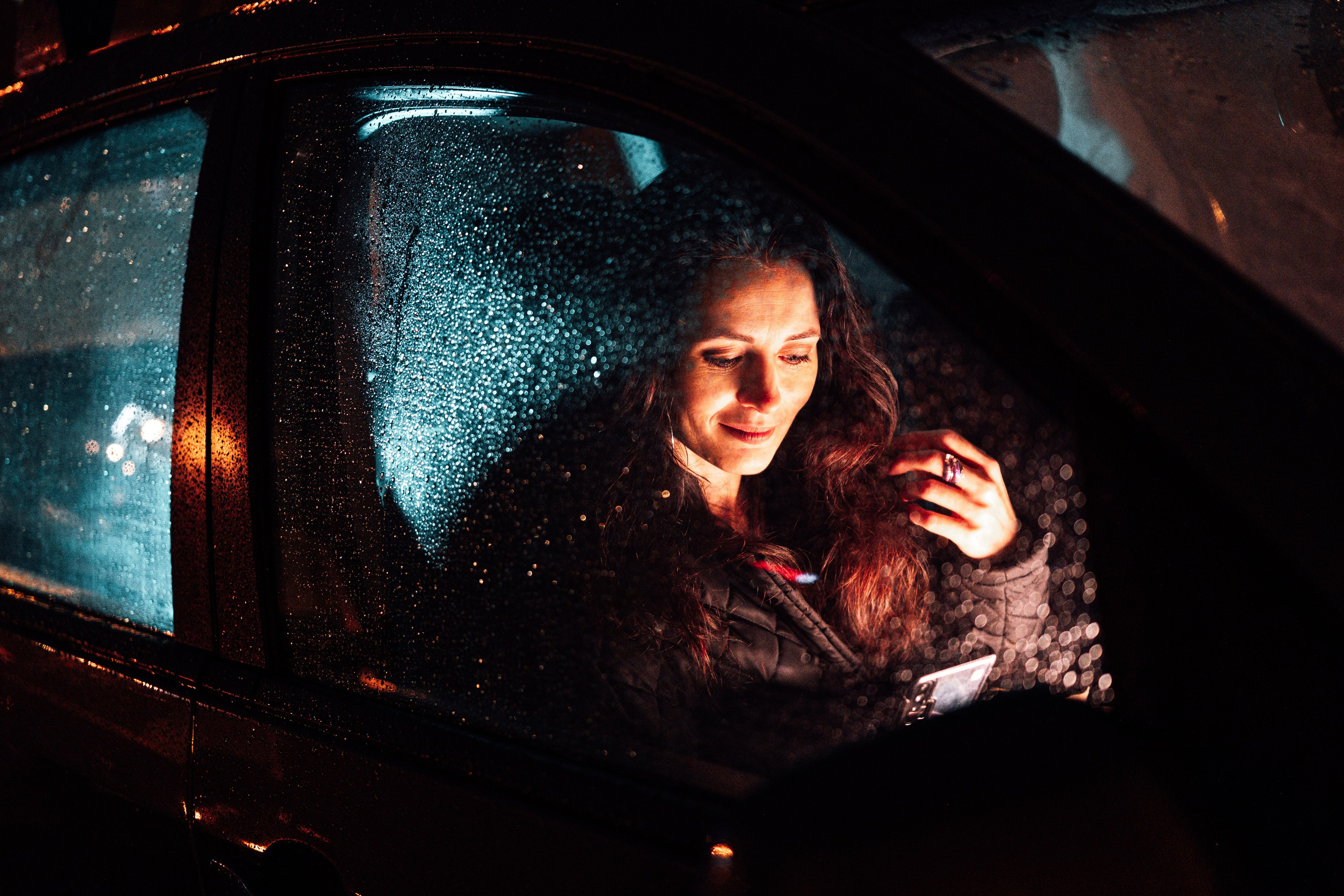 Ночная съёмка в городе. Фотограф и видеограф Анна Жагорина