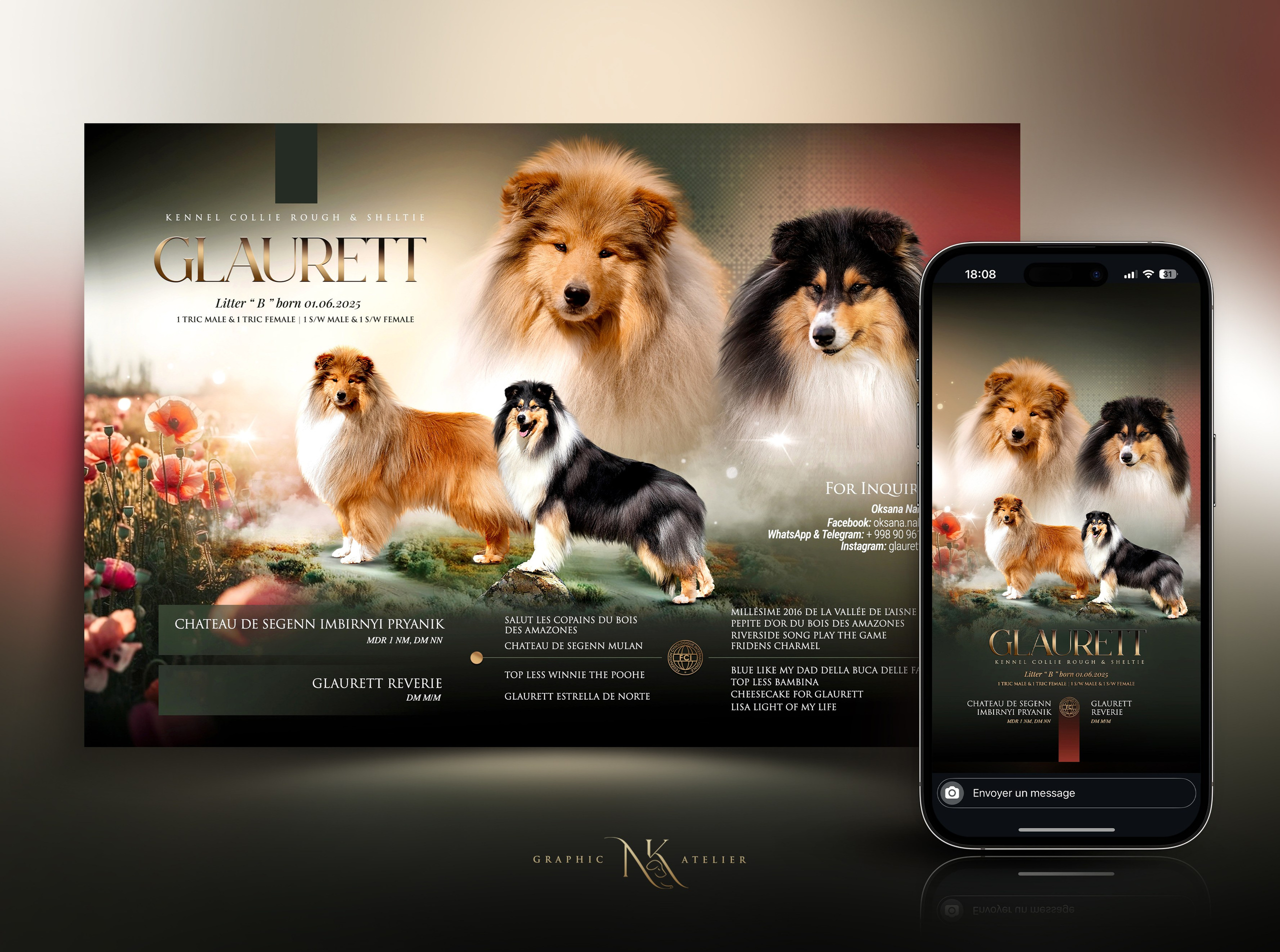 Graphics For Breeders. NK GRAPHIC ATELIER FOR BREEDERS