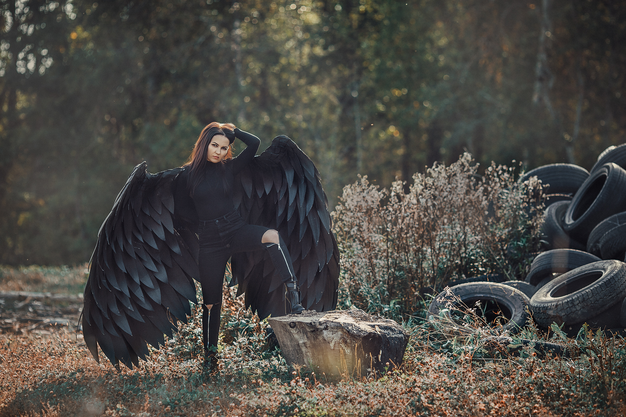 Девушка- демон. Свадебный Церковный Семейный фотограф Светлана Былова Москва- Смоленск