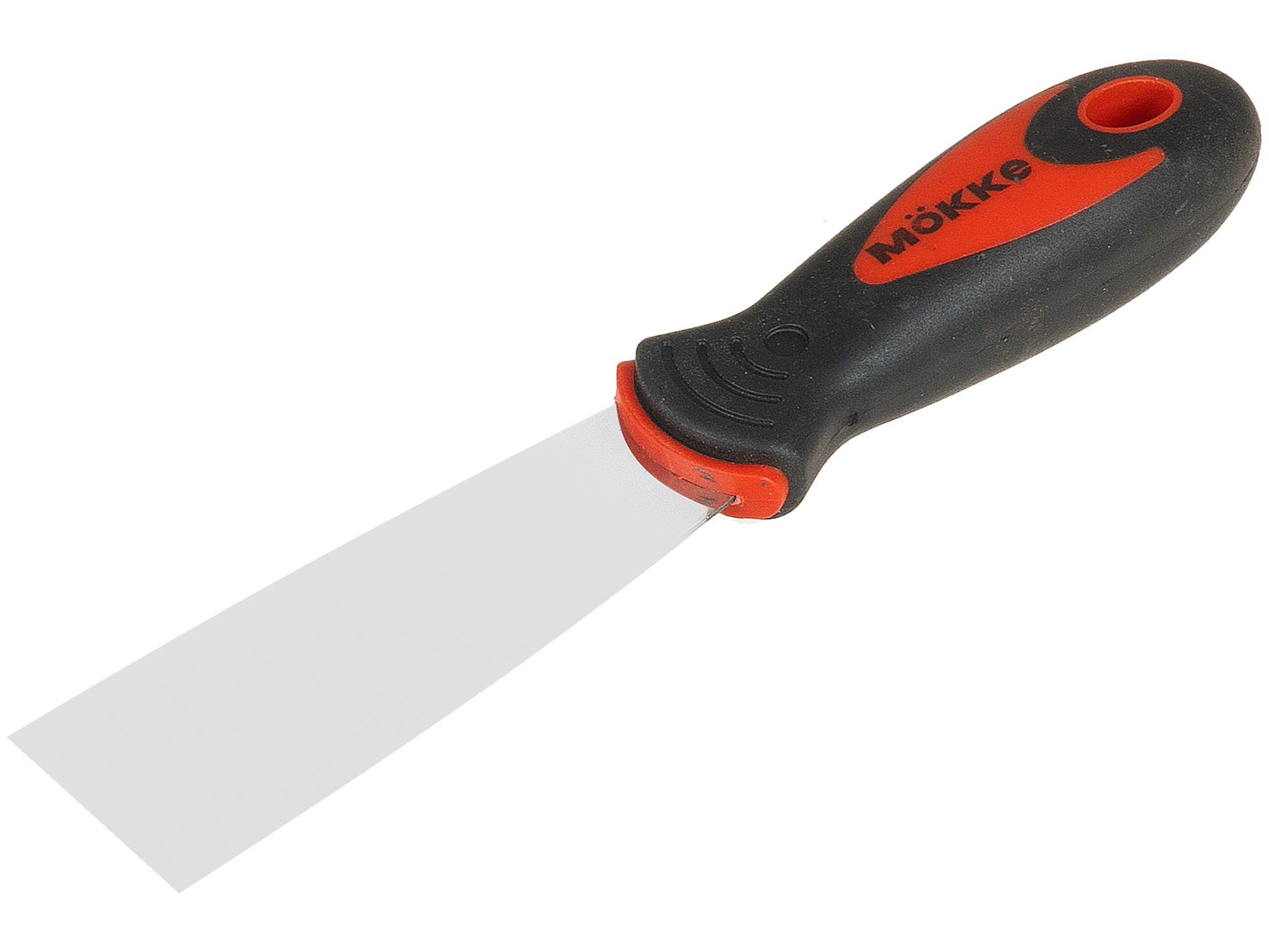 Шпатель гибкий с черно красной ручкой