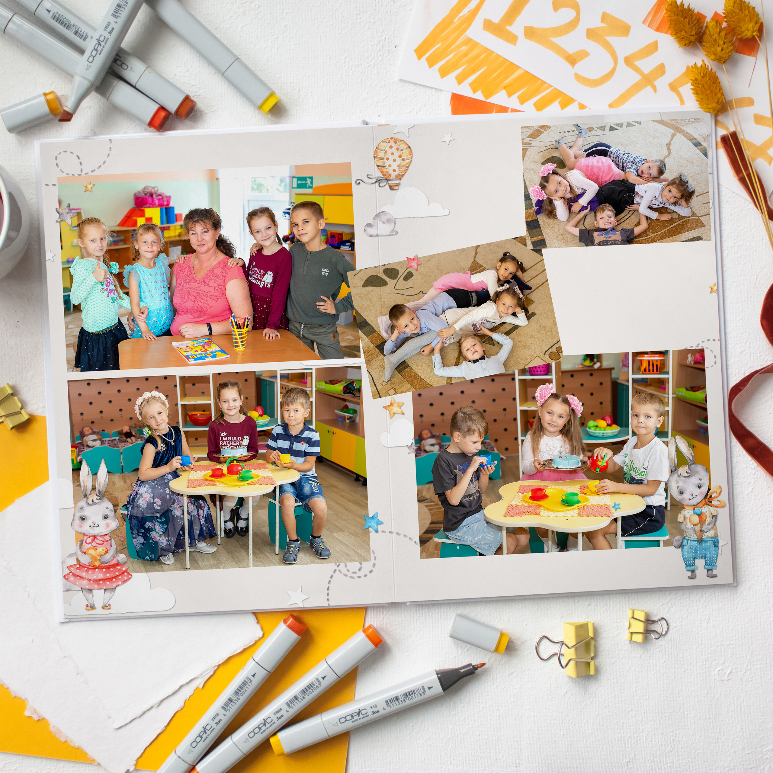 Детский сад. Стильный выпускной альбом Владивосток фотограф Вероника Мигачева