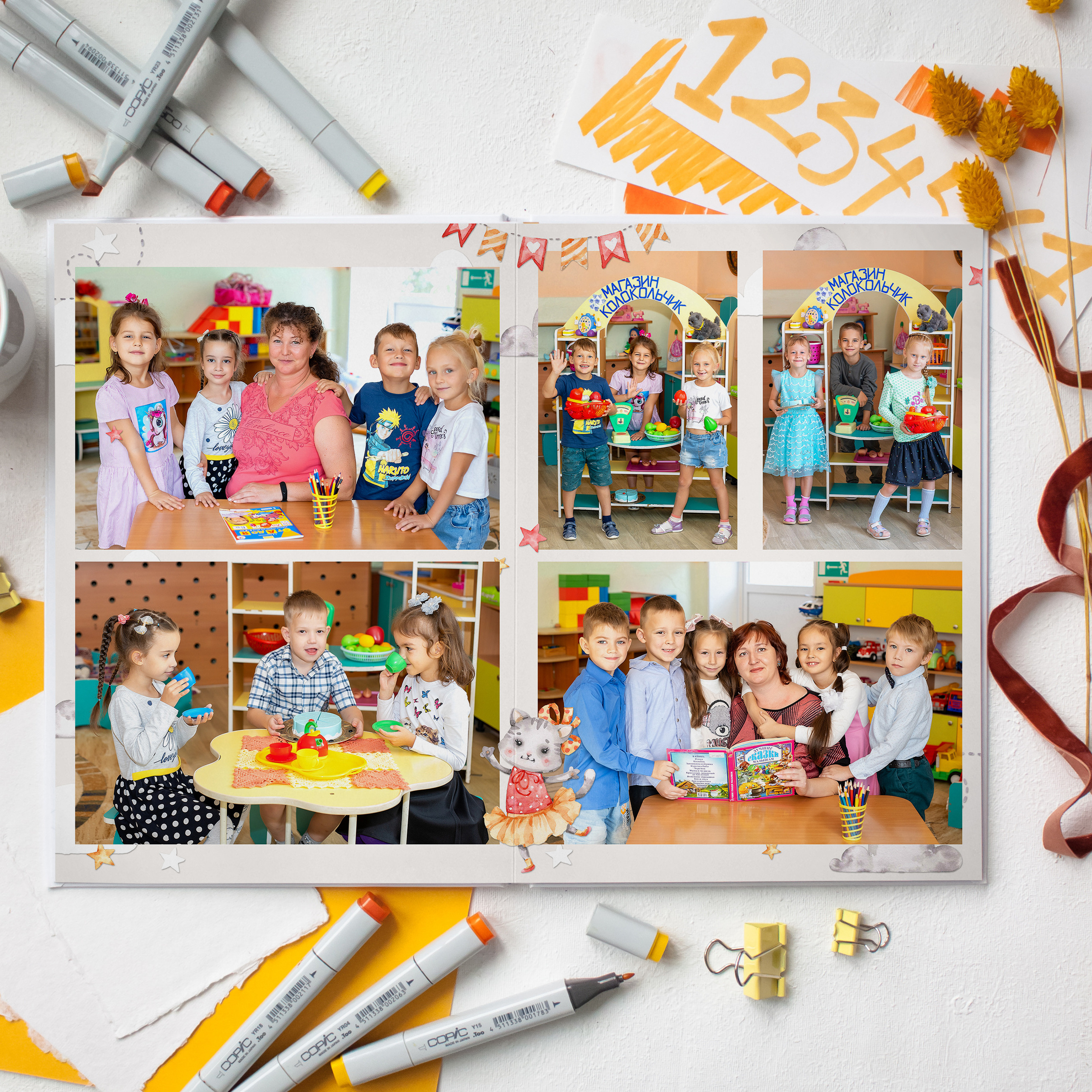 Детский сад. Стильный выпускной альбом Владивосток фотограф Вероника Мигачева