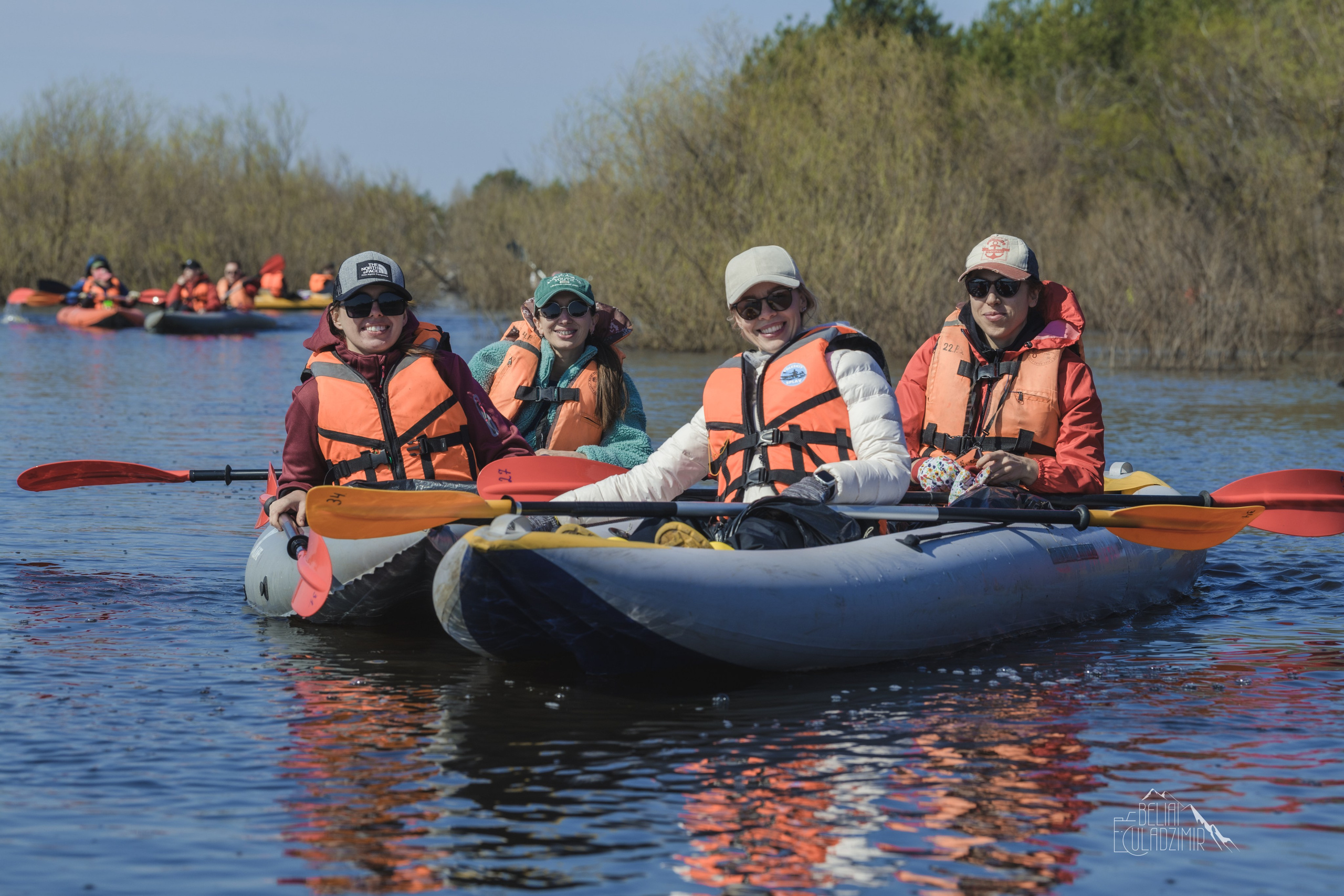 Сплав по реке Тремля 4 апреля 2026 года. Репортажный фотограф Владимир Беляй